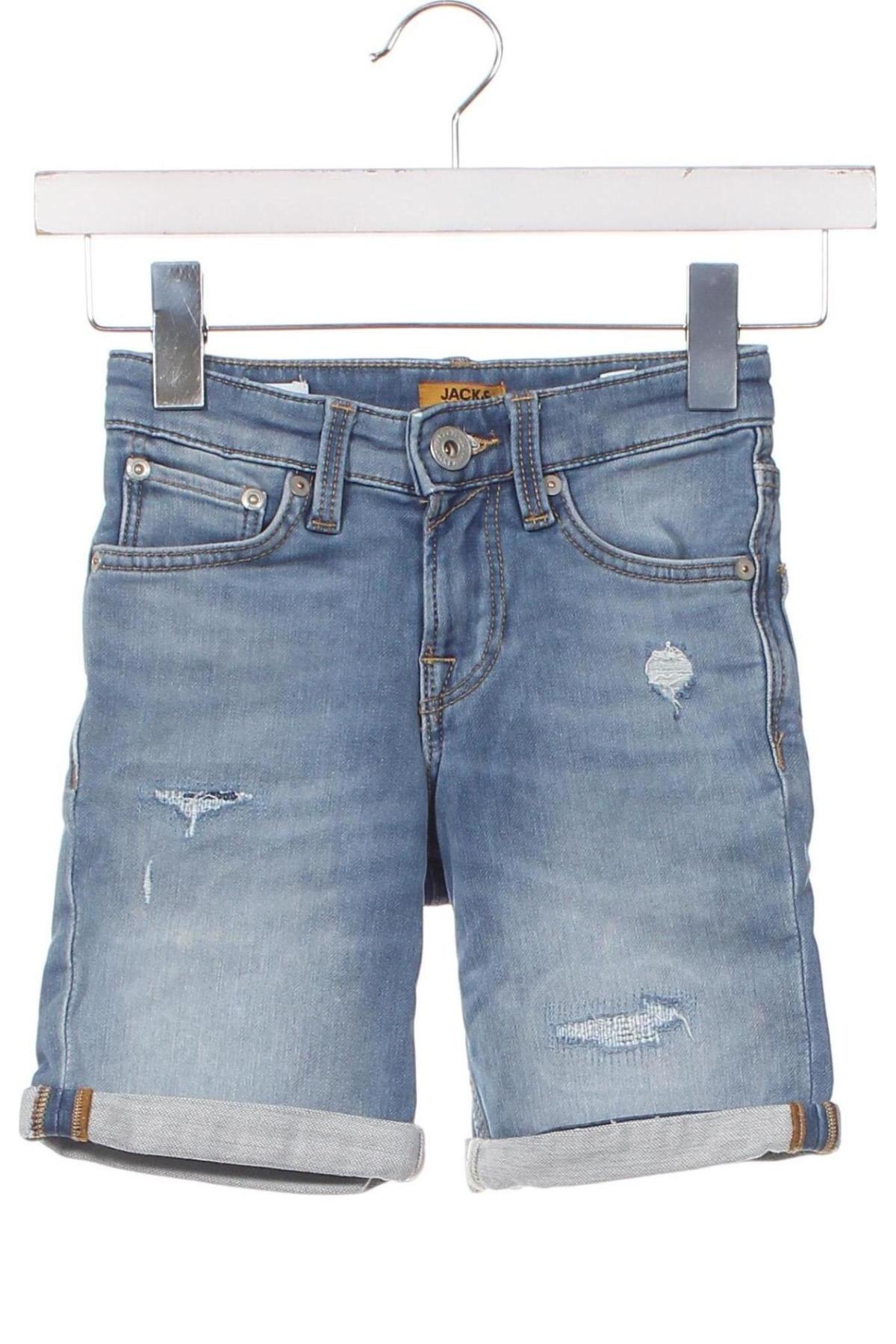 Παιδικό κοντό παντελόνι Jack & Jones, Μέγεθος 7-8y/ 128-134 εκ., Χρώμα Μπλέ, Τιμή 22,68 €