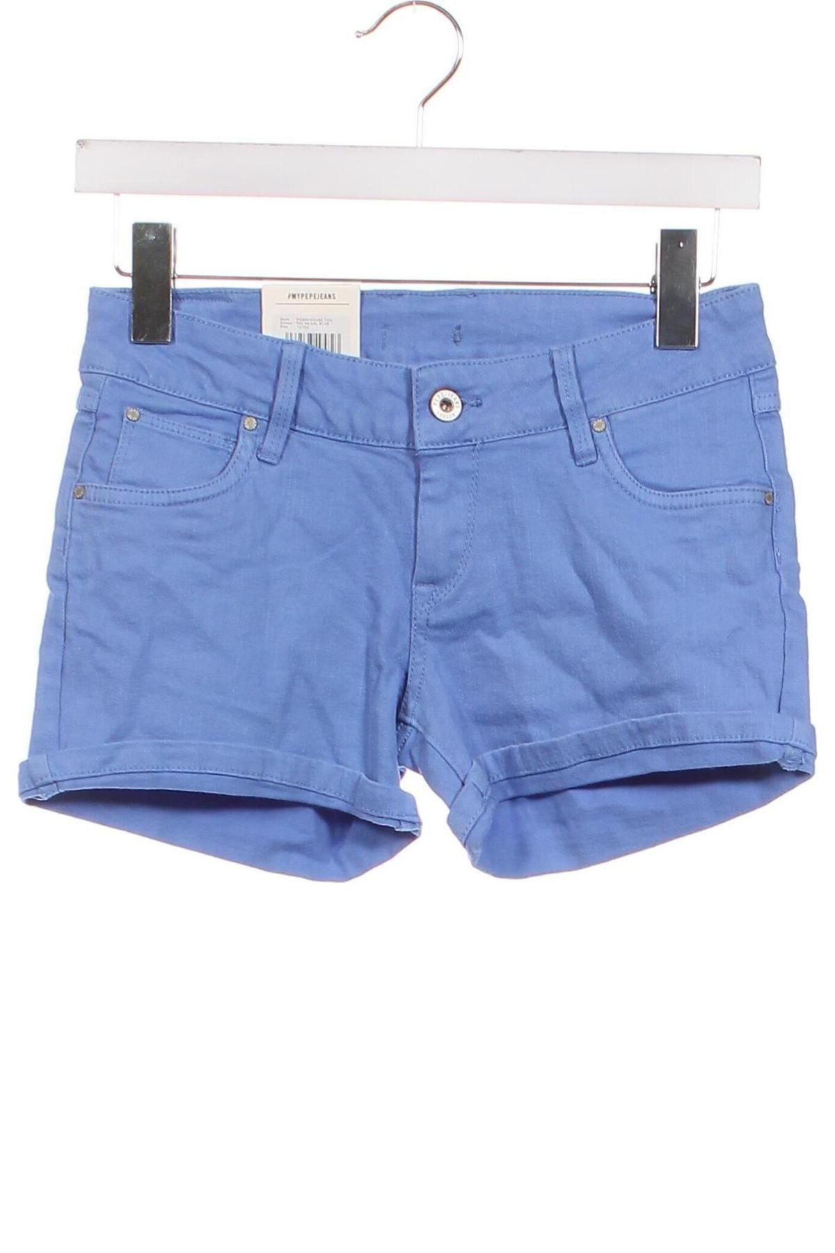 Детски къс панталон Pepe Jeans, Размер 11-12y/ 152-158 см, Цвят Син, Цена 64,00 лв.