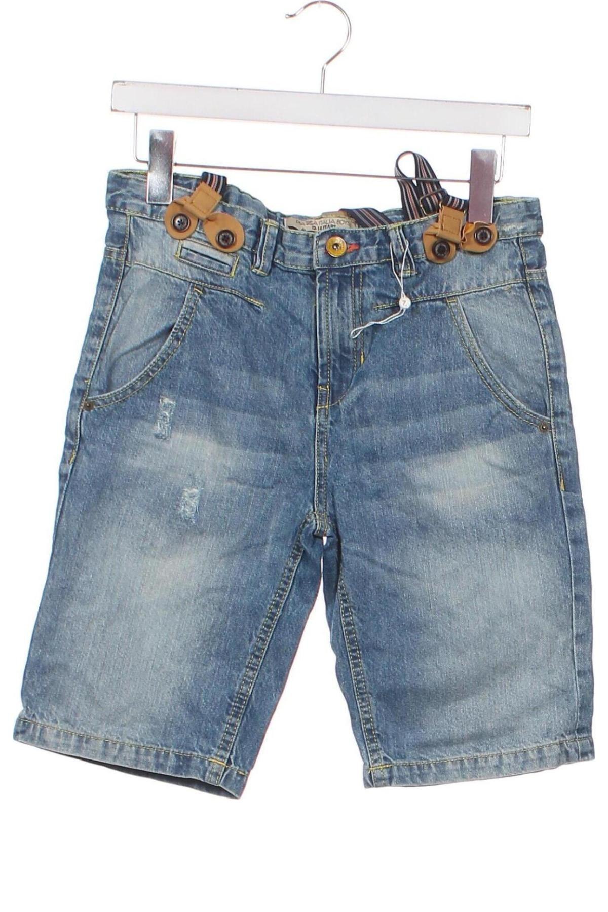 Pantaloni scurți pentru copii Piazza Italia, Mărime 13-14y/ 164-168 cm, Culoare Albastru, Preț 46,05 Lei