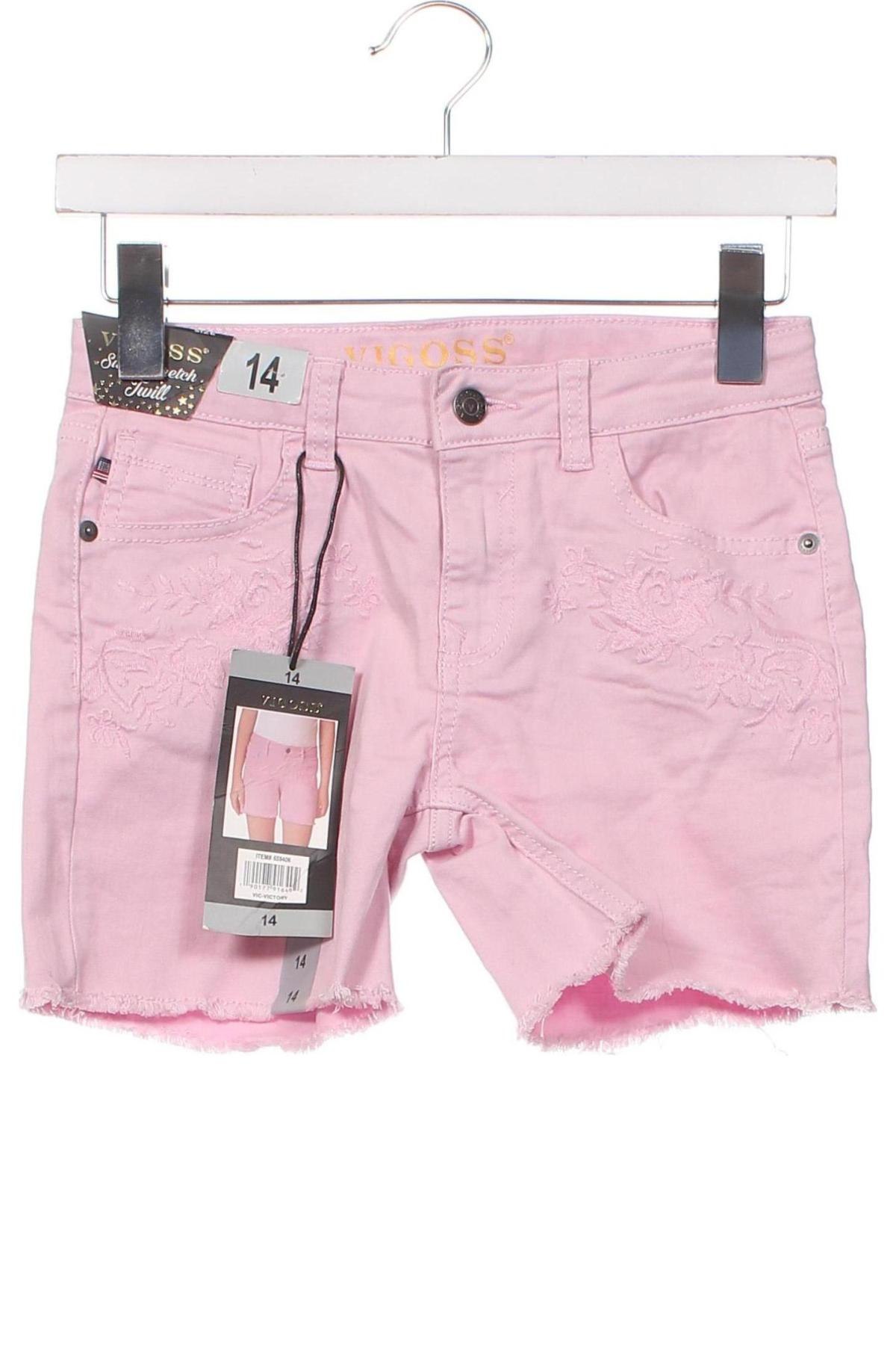 Dětské krátké kalhoty  Vigoss, Velikost 13-14y/ 164-168 cm, Barva Růžová, Cena  315,00 Kč