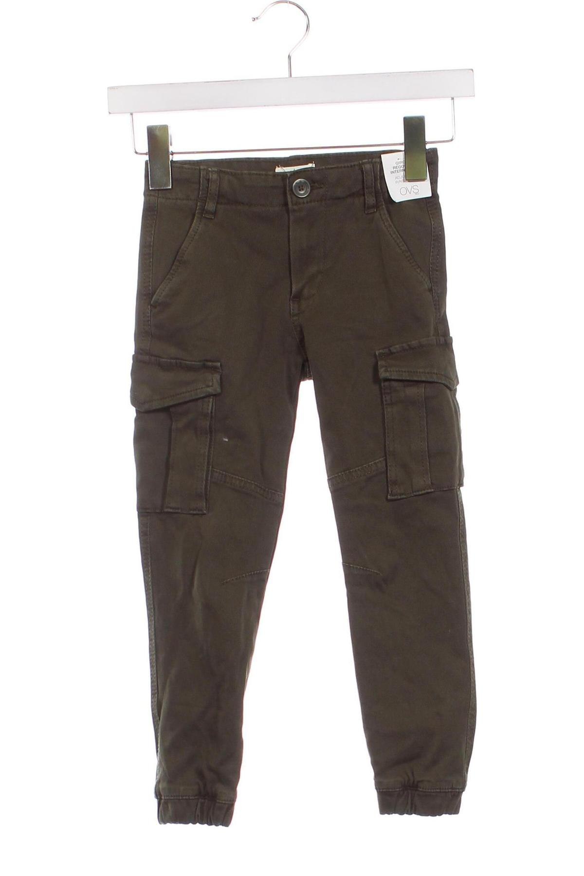 Детски панталон Oviesse, Размер 4-5y/ 110-116 см, Цвят Зелен, Цена 17,49 лв.