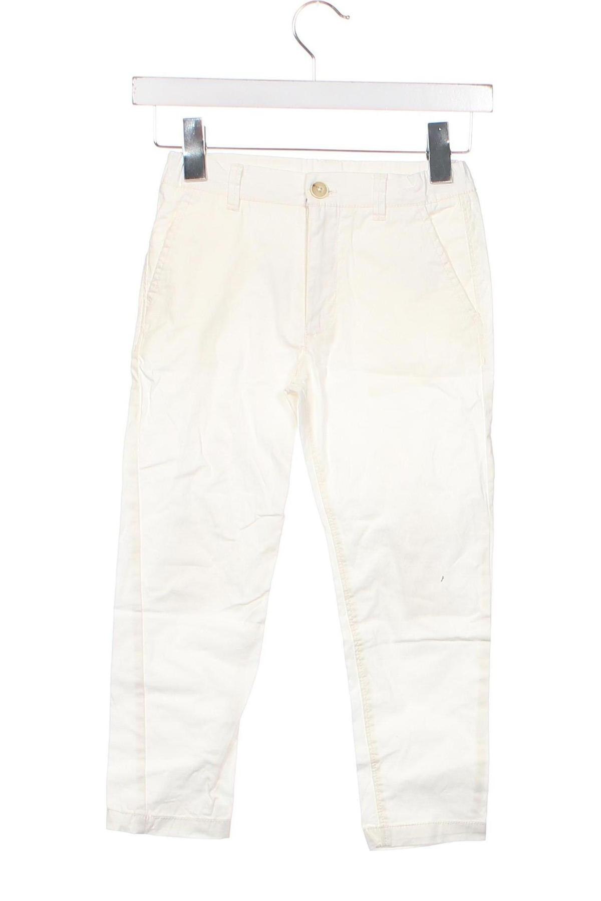 Детски панталон Primigi, Размер 5-6y/ 116-122 см, Цвят Бял, Цена 22,00 лв.