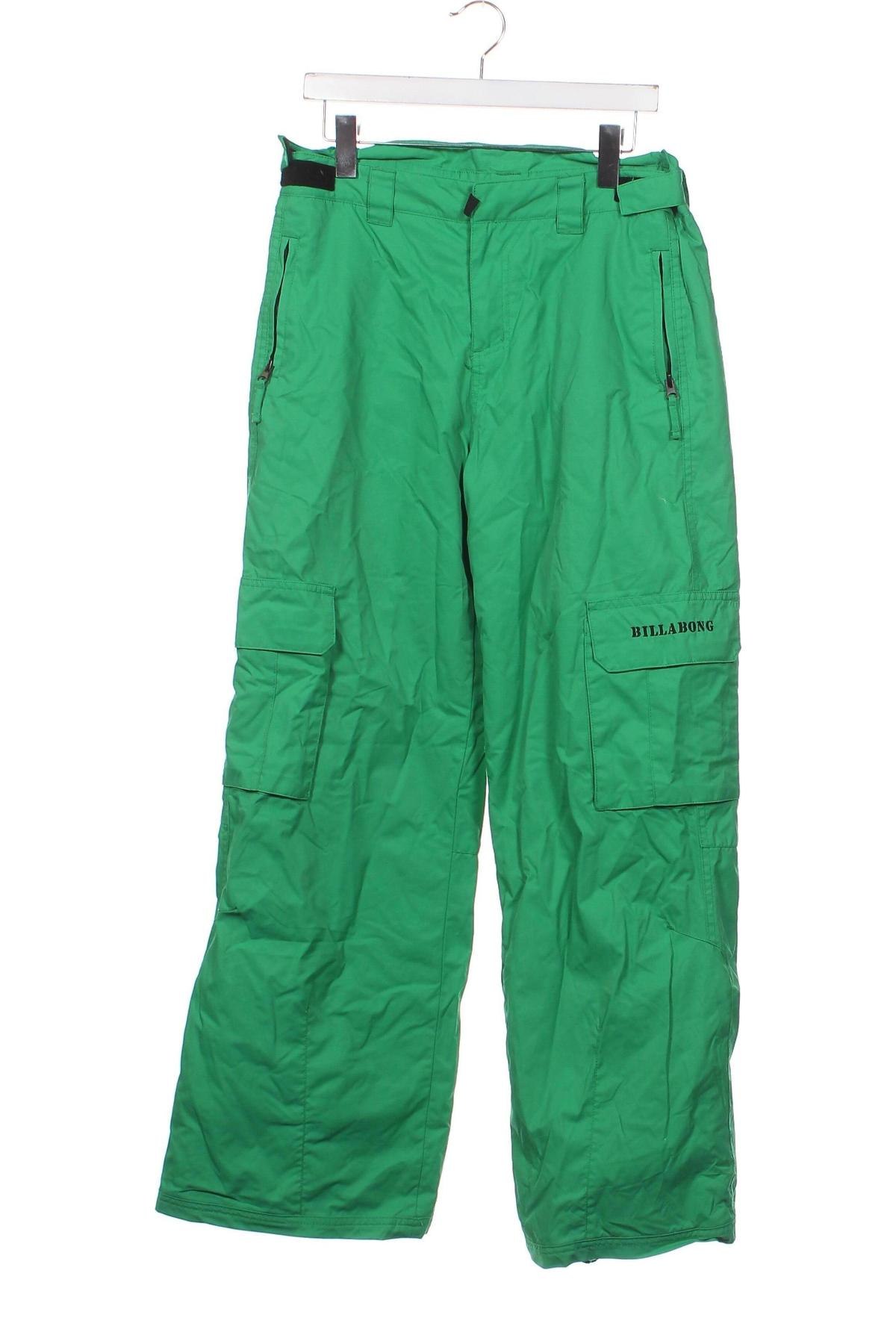 Pantaloni pentru copii pentru sporturi de iarnă Billabong, Mărime 14-15y/ 168-170 cm, Culoare Verde, Preț 85,53 Lei
