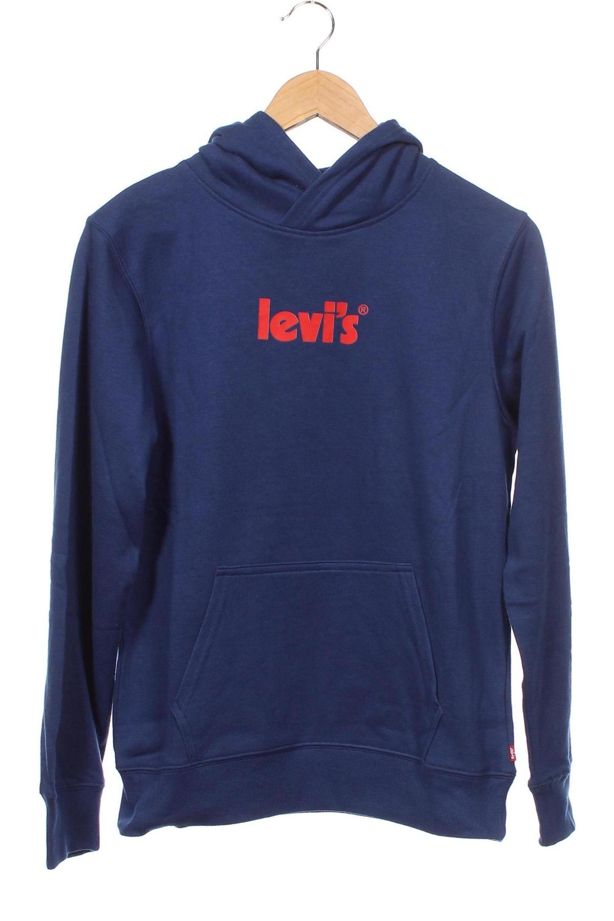 Gyerek sweatshirt Levi's, Méret 15-18y / 170-176 cm, Szín Kék, Ár 14 816 Ft