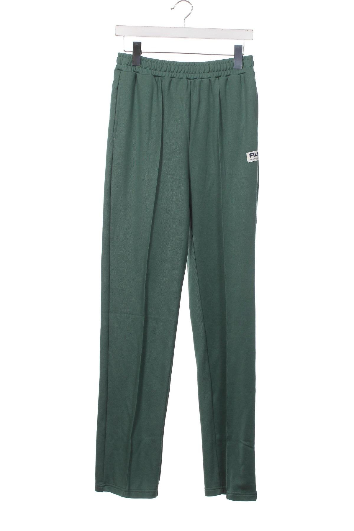 Pantaloni de trening, pentru copii FILA, Mărime 15-18y/ 170-176 cm, Culoare Verde, Preț 131,97 Lei