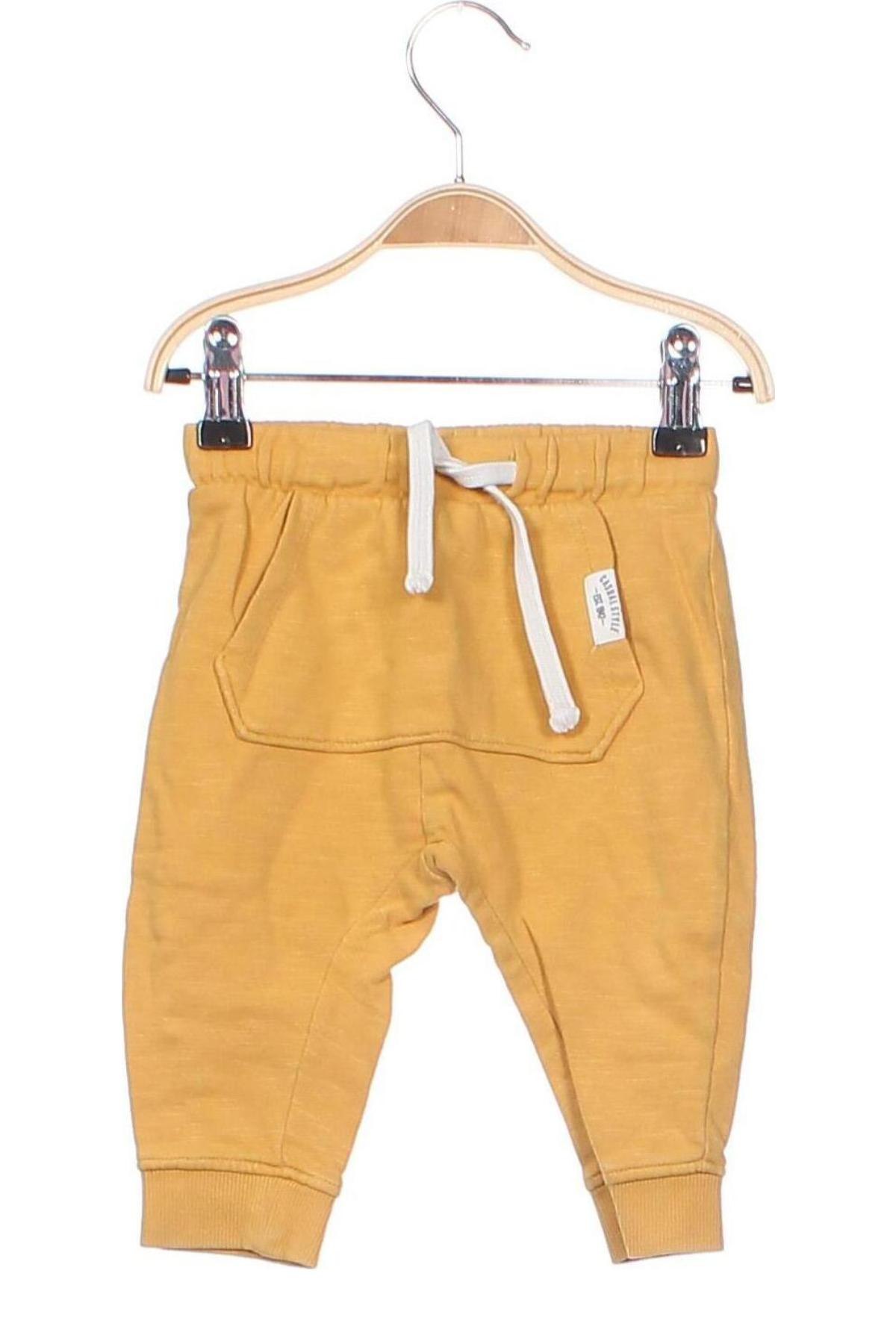 Παιδική κάτω φόρμα H&M, Μέγεθος 9-12m/ 74-80 εκ., Χρώμα Κίτρινο, Τιμή 14,03 €