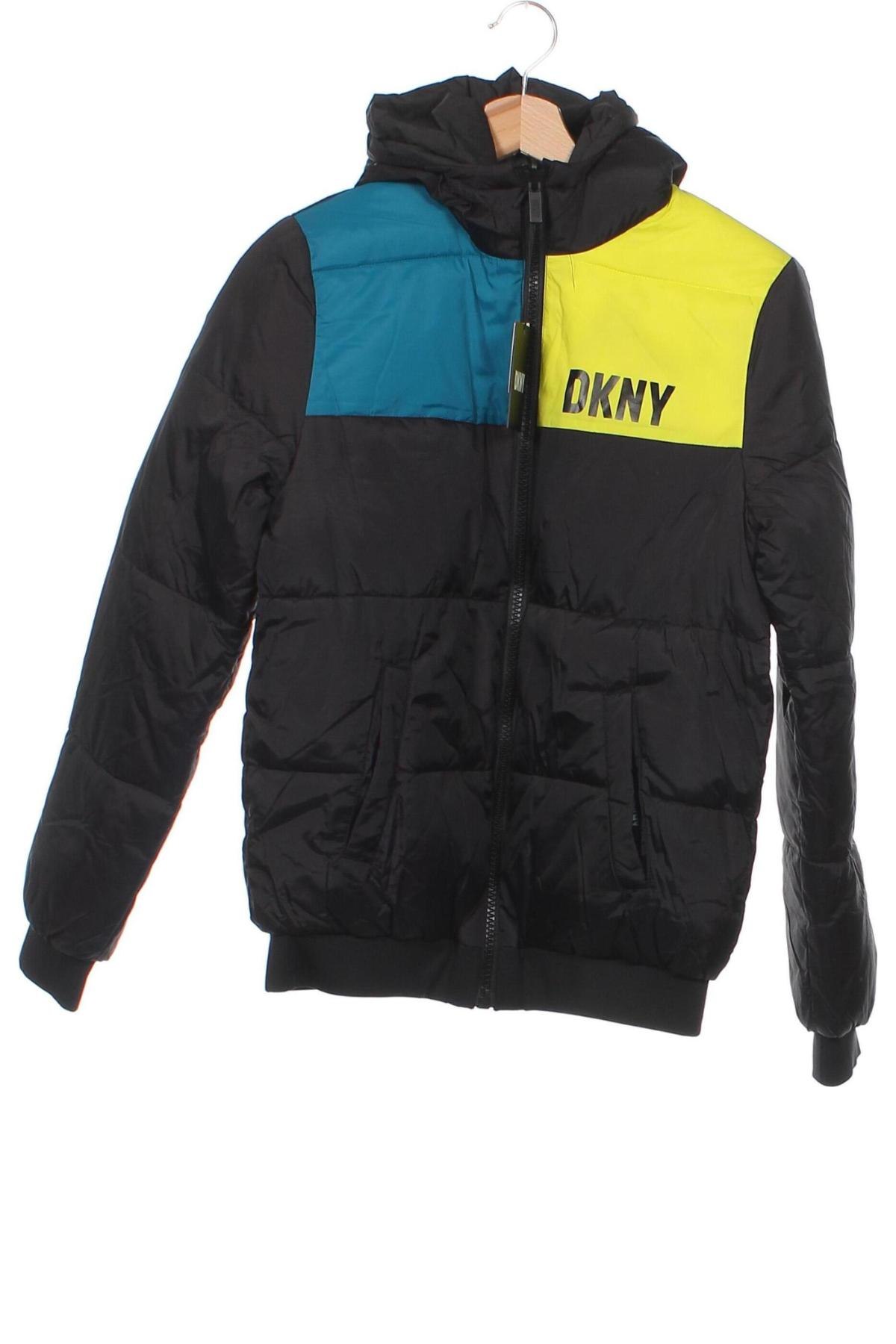 Детско яке DKNY, Размер 15-18y/ 170-176 см, Цвят Черен, Цена 209,79 лв.