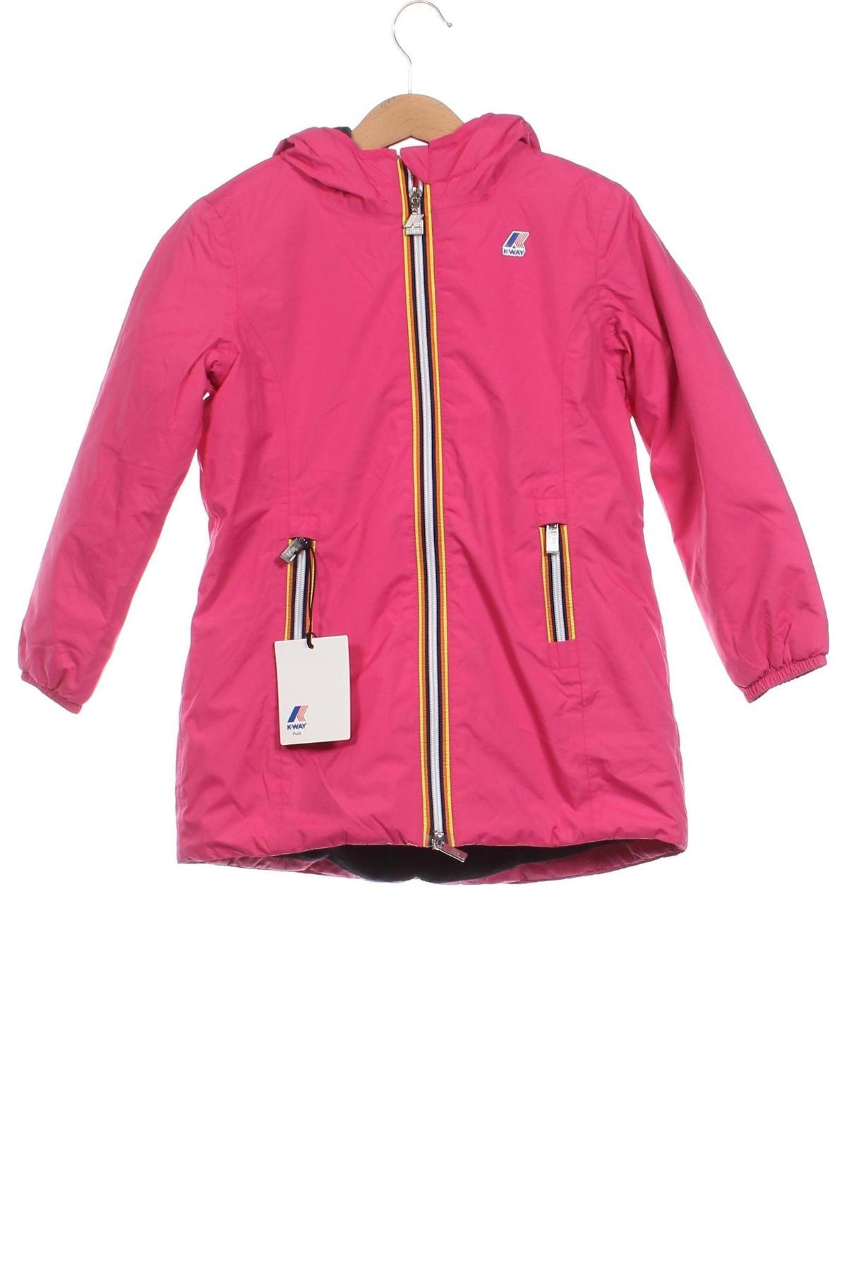Dětská bunda  K.way, Velikost 4-5y/ 110-116 cm, Barva Růžová, Cena  1 972,00 Kč