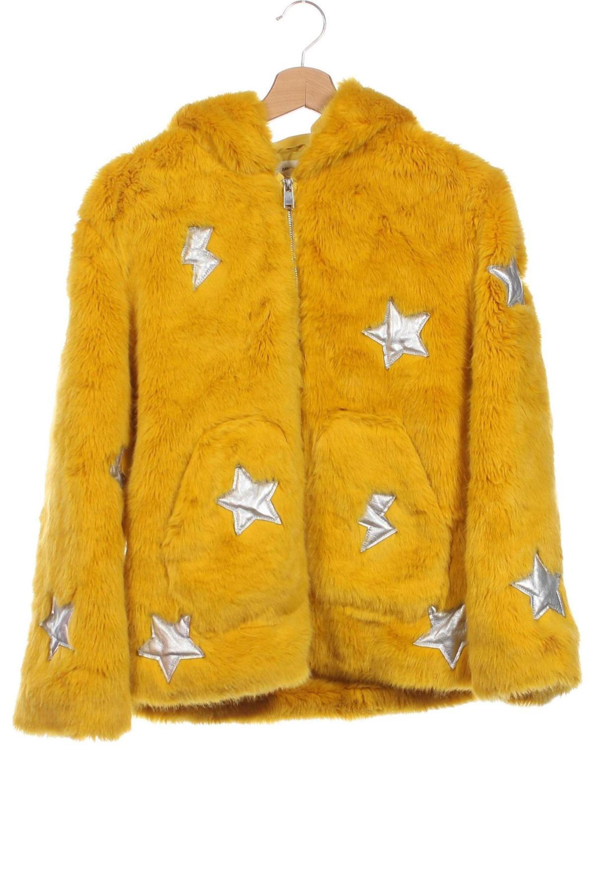 Παιδικό μπουφάν Zara Kids, Μέγεθος 13-14y/ 164-168 εκ., Χρώμα Κίτρινο, Τιμή 13,09 €