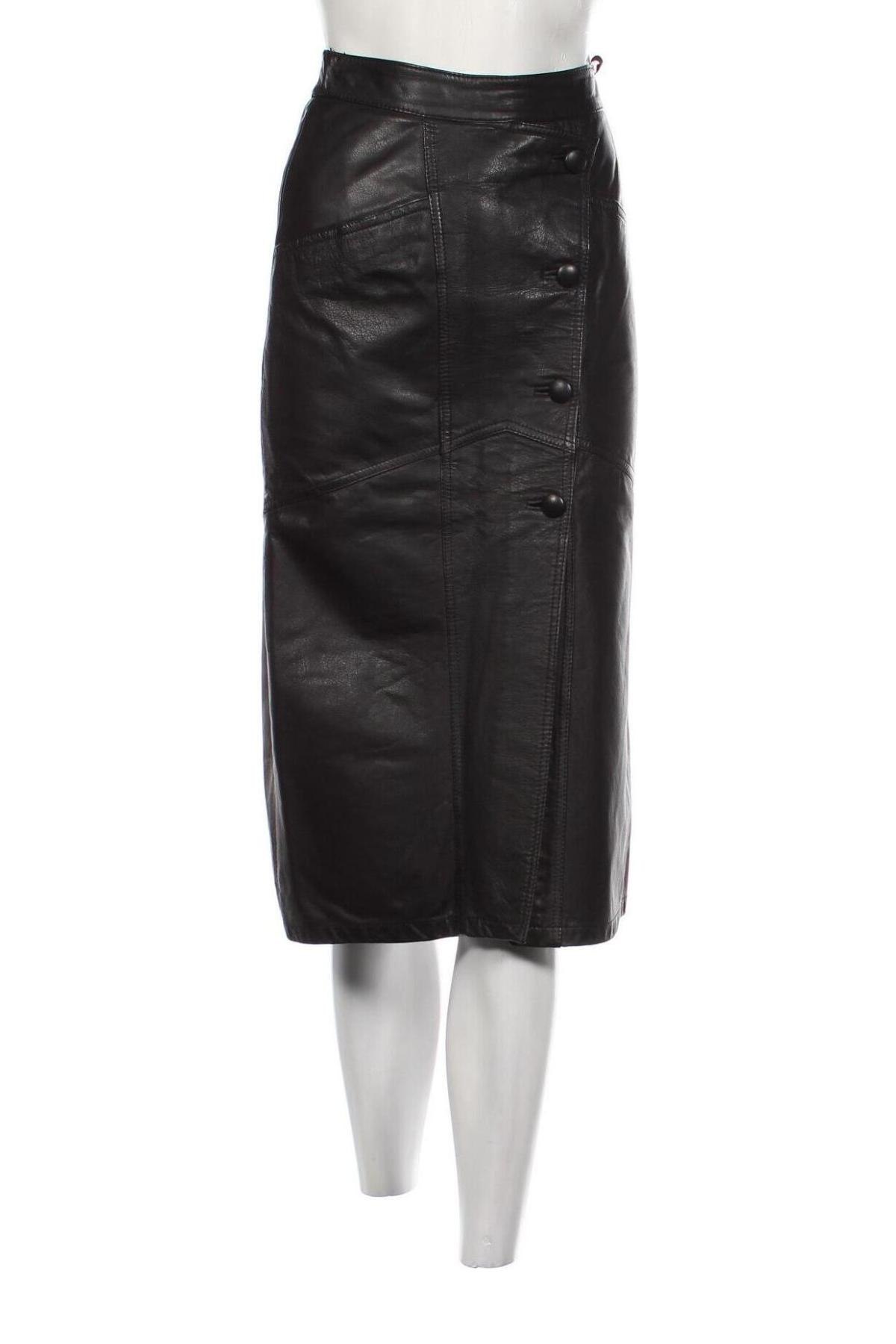 Δερμάτινη φούστα C&A, Μέγεθος S, Χρώμα Μαύρο, Τιμή 29,68 €
