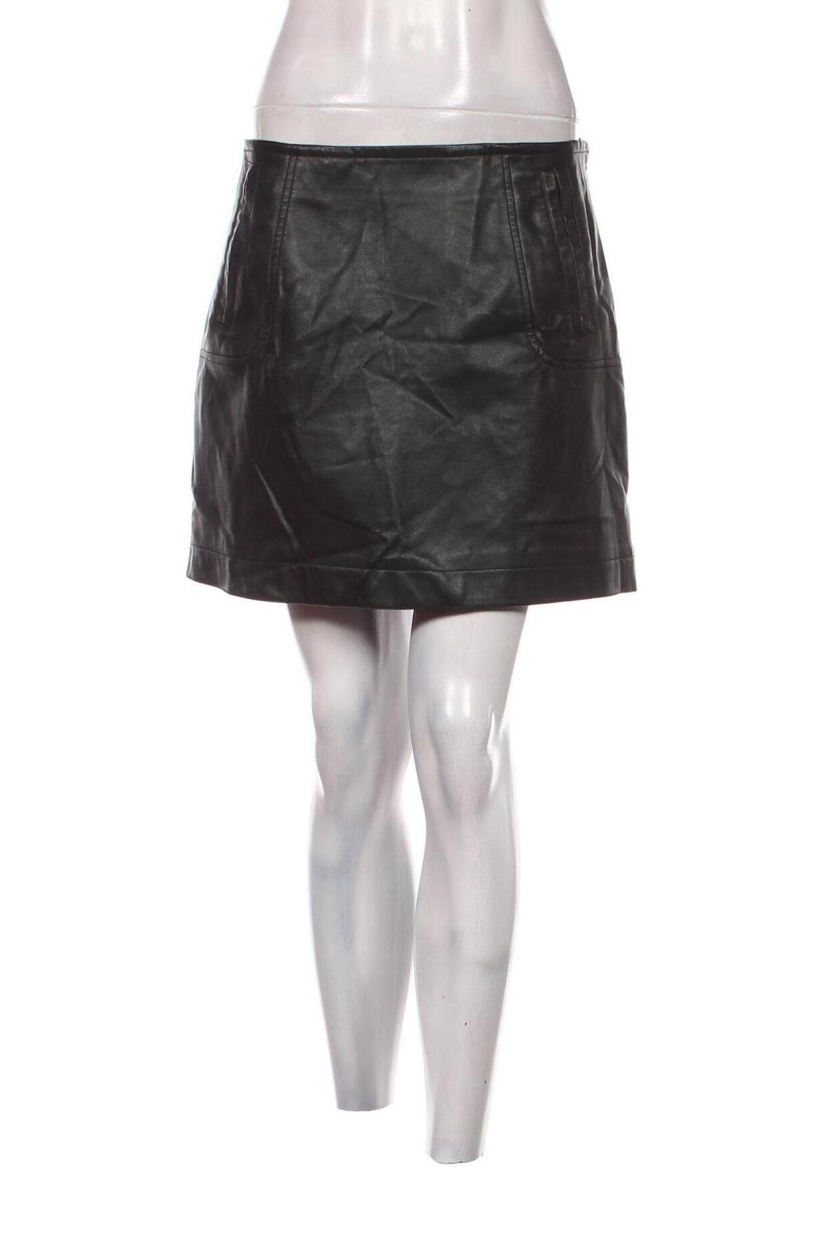 Δερμάτινη φούστα H&M, Μέγεθος M, Χρώμα Μαύρο, Τιμή 3,11 €