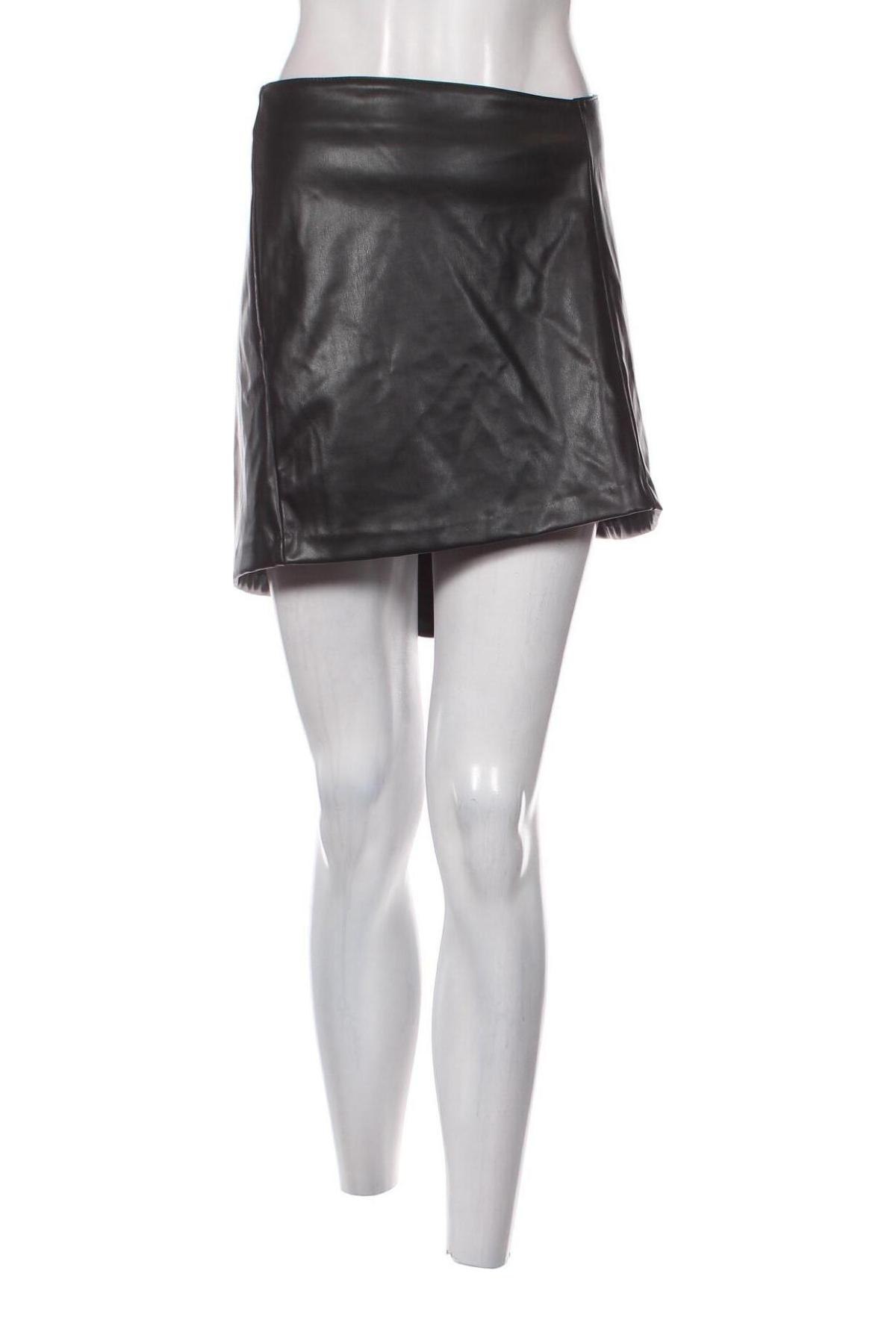 Δερμάτινη φούστα H&M Divided, Μέγεθος XXL, Χρώμα Μαύρο, Τιμή 14,71 €