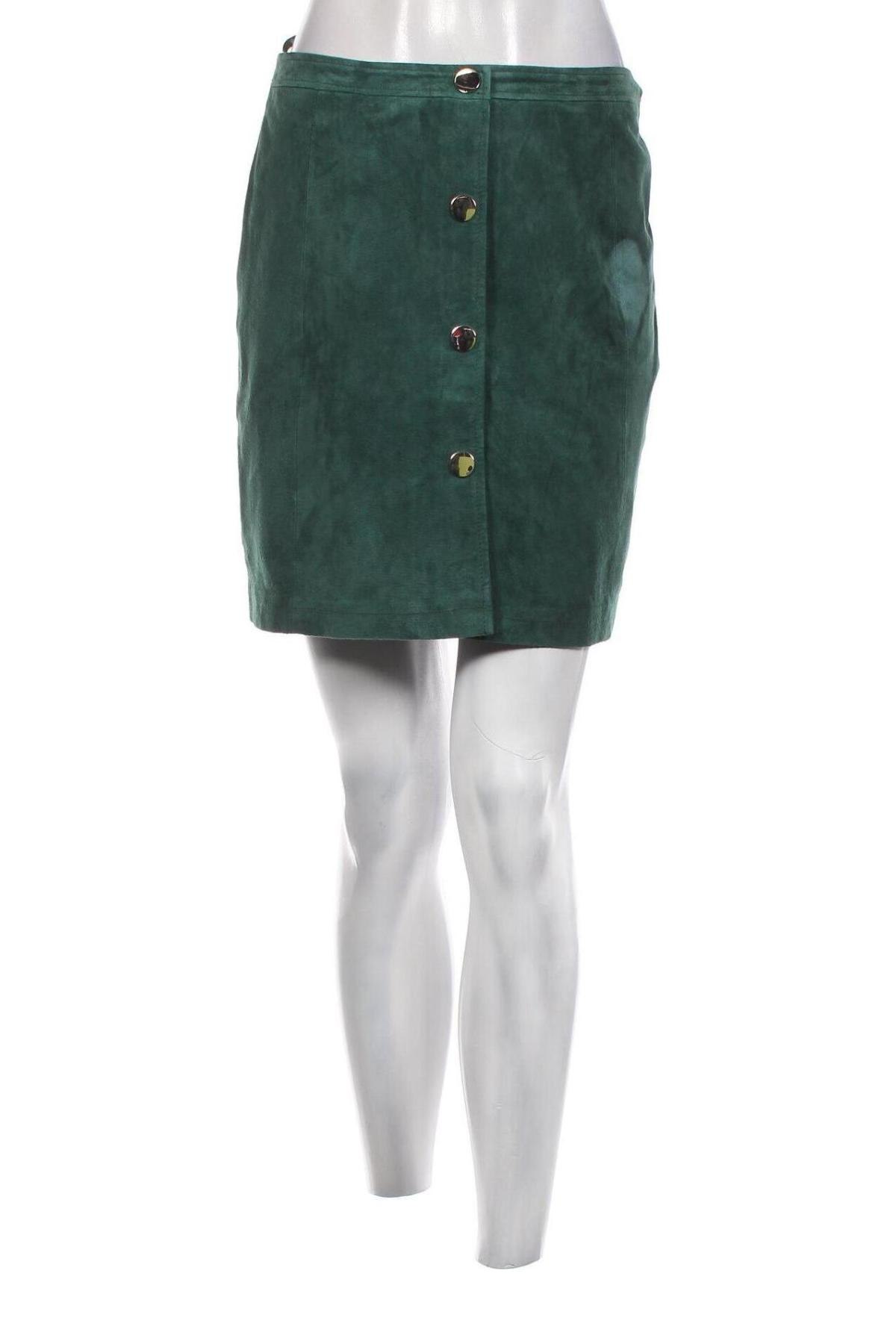 Δερμάτινη φούστα LeGer By Lena Gercke X About you, Μέγεθος M, Χρώμα Πράσινο, Τιμή 7,53 €