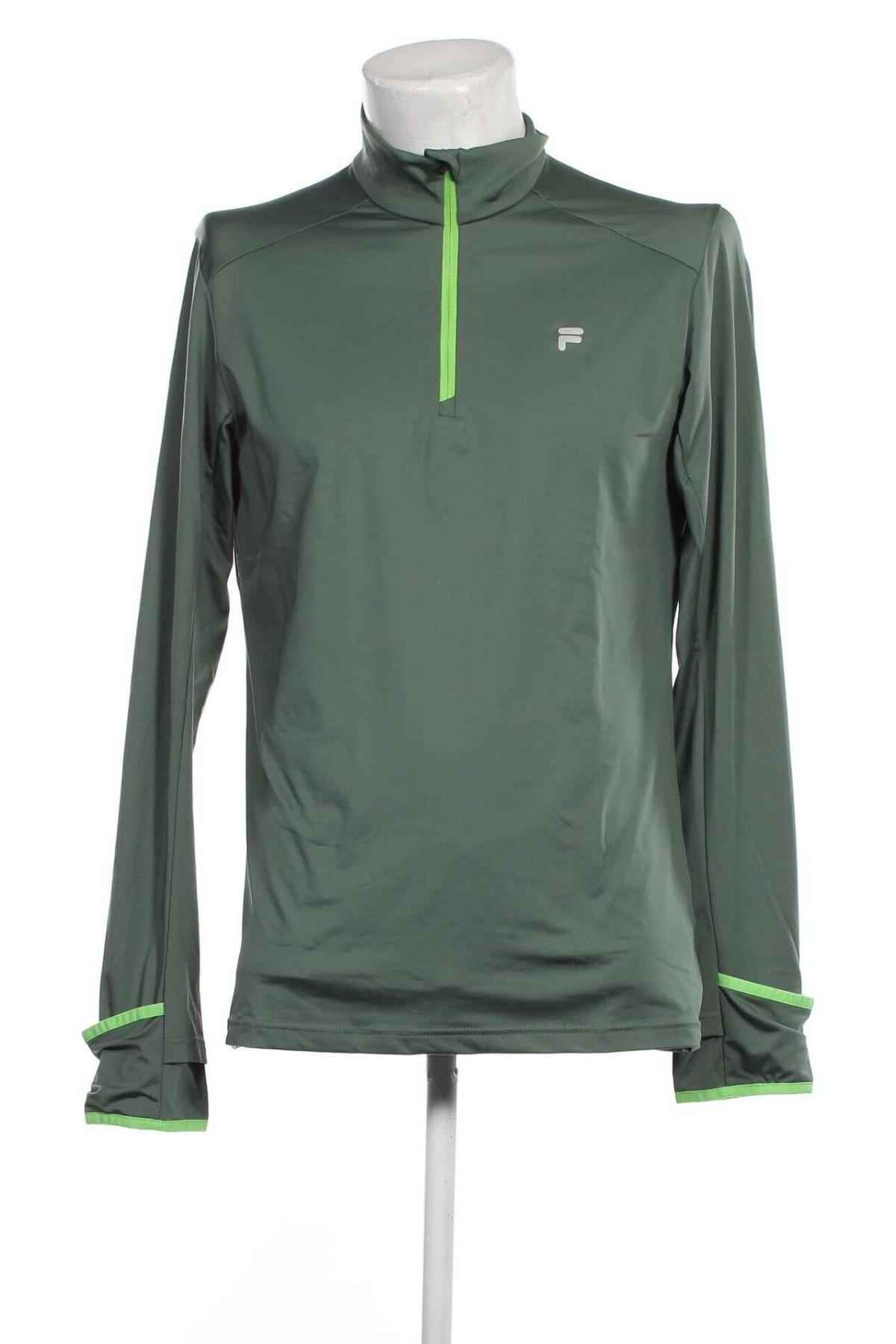 Мъжка блуза FILA, Размер L, Цвят Зелен, Цена 72,00 лв.