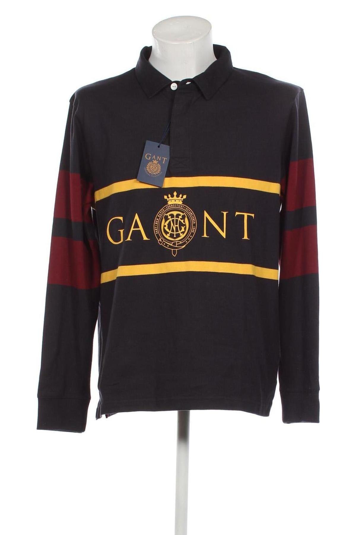Ανδρική μπλούζα Gant, Μέγεθος XL, Χρώμα Μπλέ, Τιμή 20,33 €