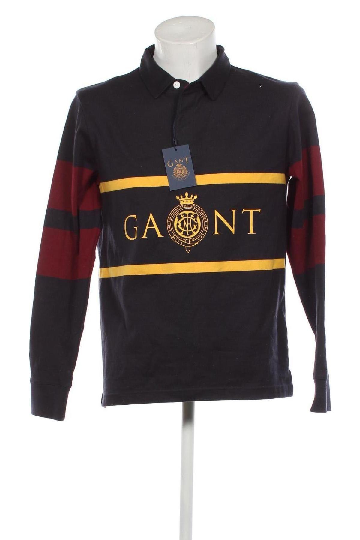 Мъжка блуза Gant, Размер L, Цвят Син, Цена 77,52 лв.