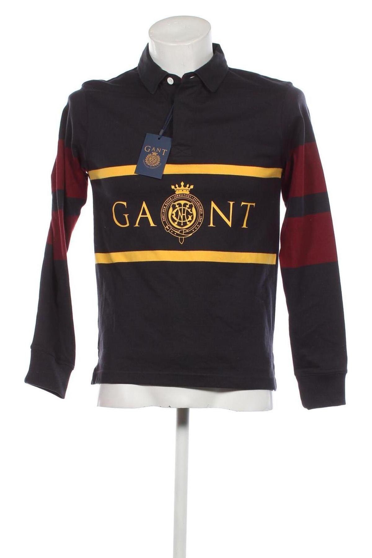Мъжка блуза Gant, Размер S, Цвят Син, Цена 77,52 лв.