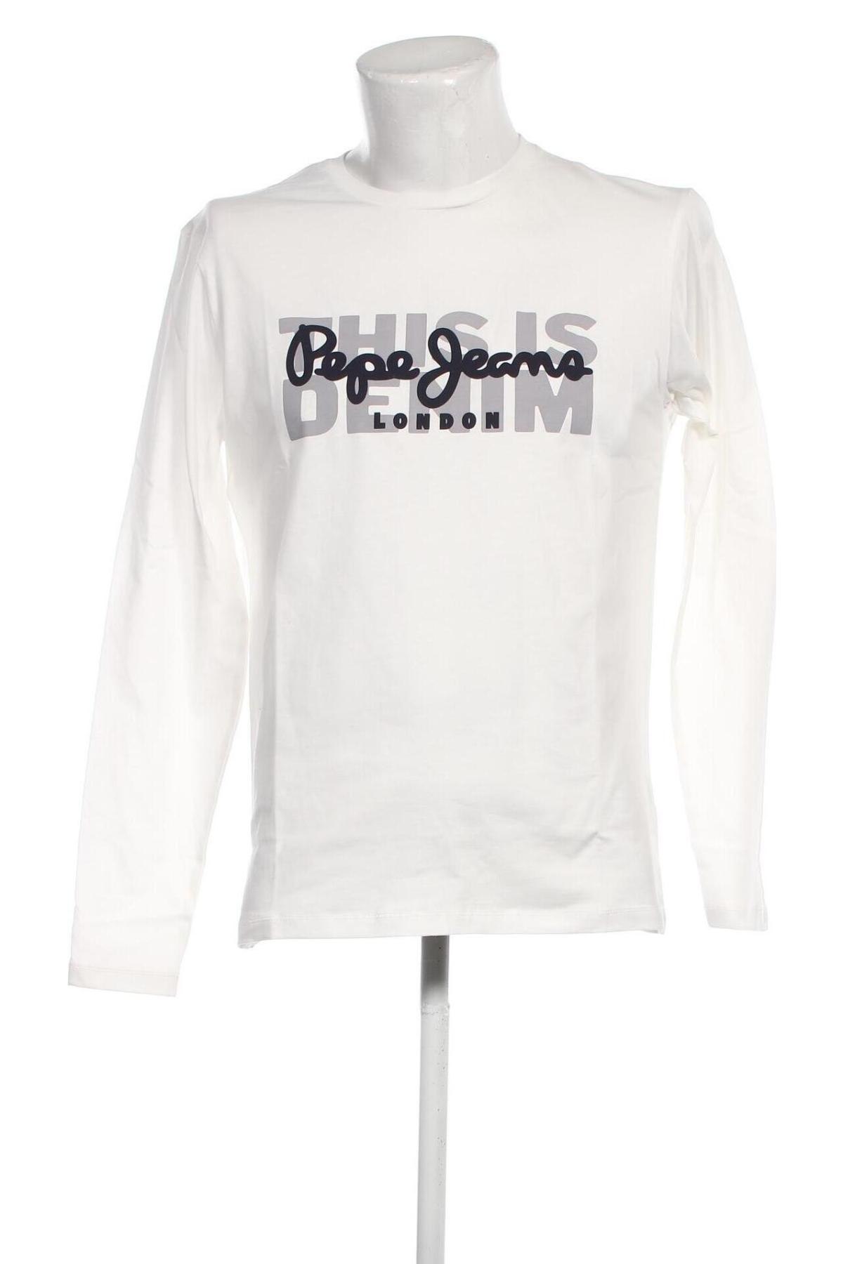 Ανδρική μπλούζα Pepe Jeans, Μέγεθος M, Χρώμα Λευκό, Τιμή 52,58 €