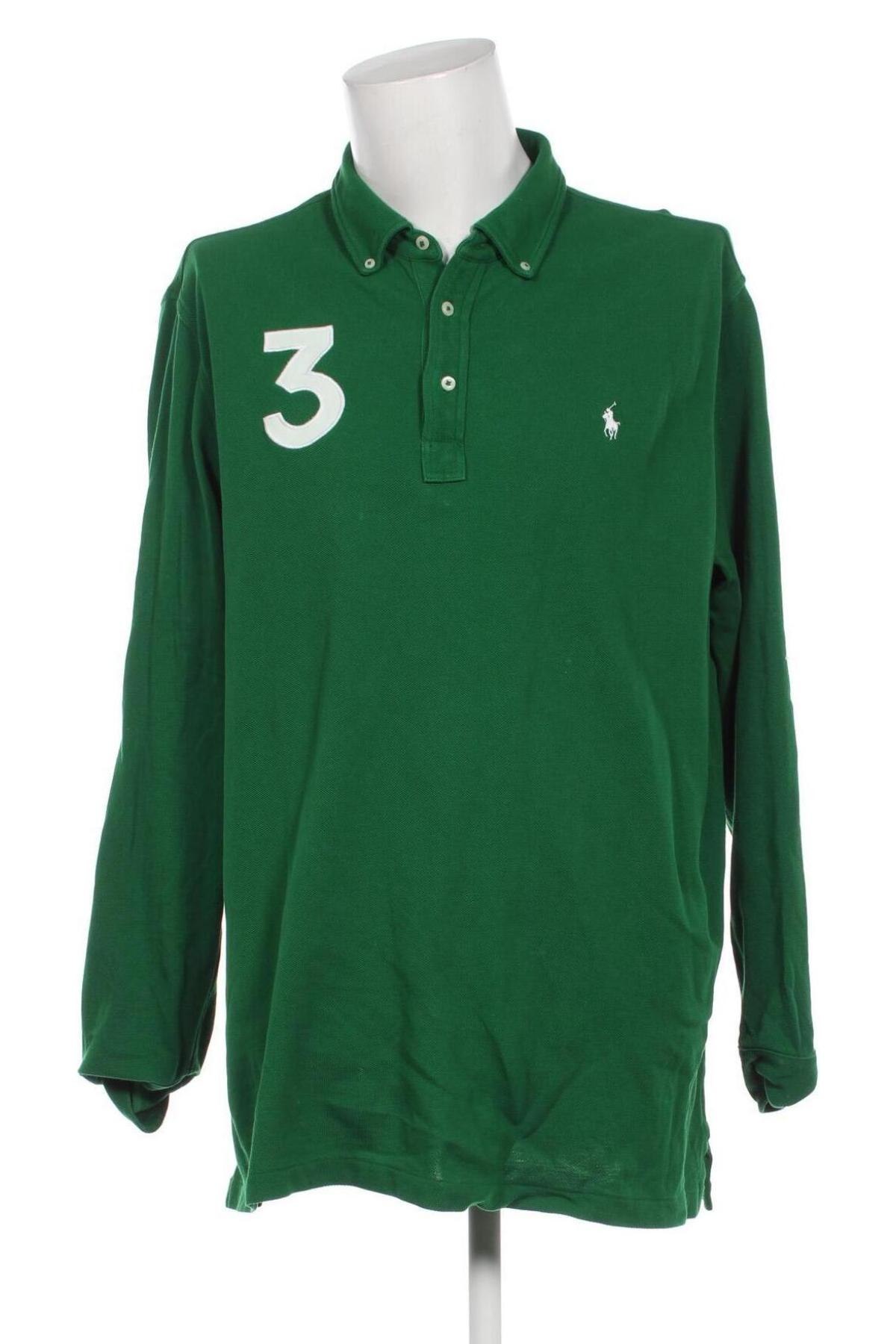 Ανδρική μπλούζα Polo By Ralph Lauren, Μέγεθος XL, Χρώμα Πράσινο, Τιμή 72,68 €