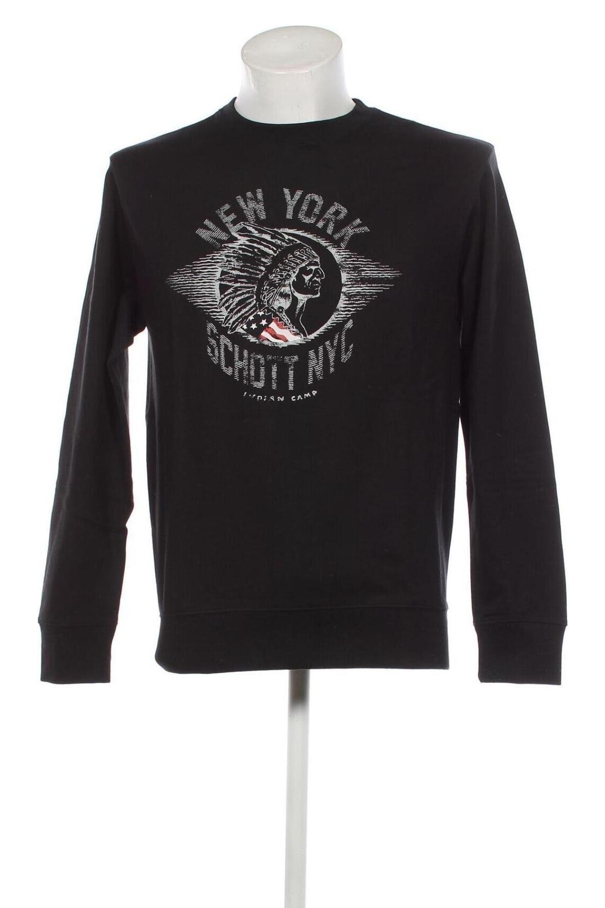 Ανδρική μπλούζα Schott, Μέγεθος M, Χρώμα Μαύρο, Τιμή 57,48 €