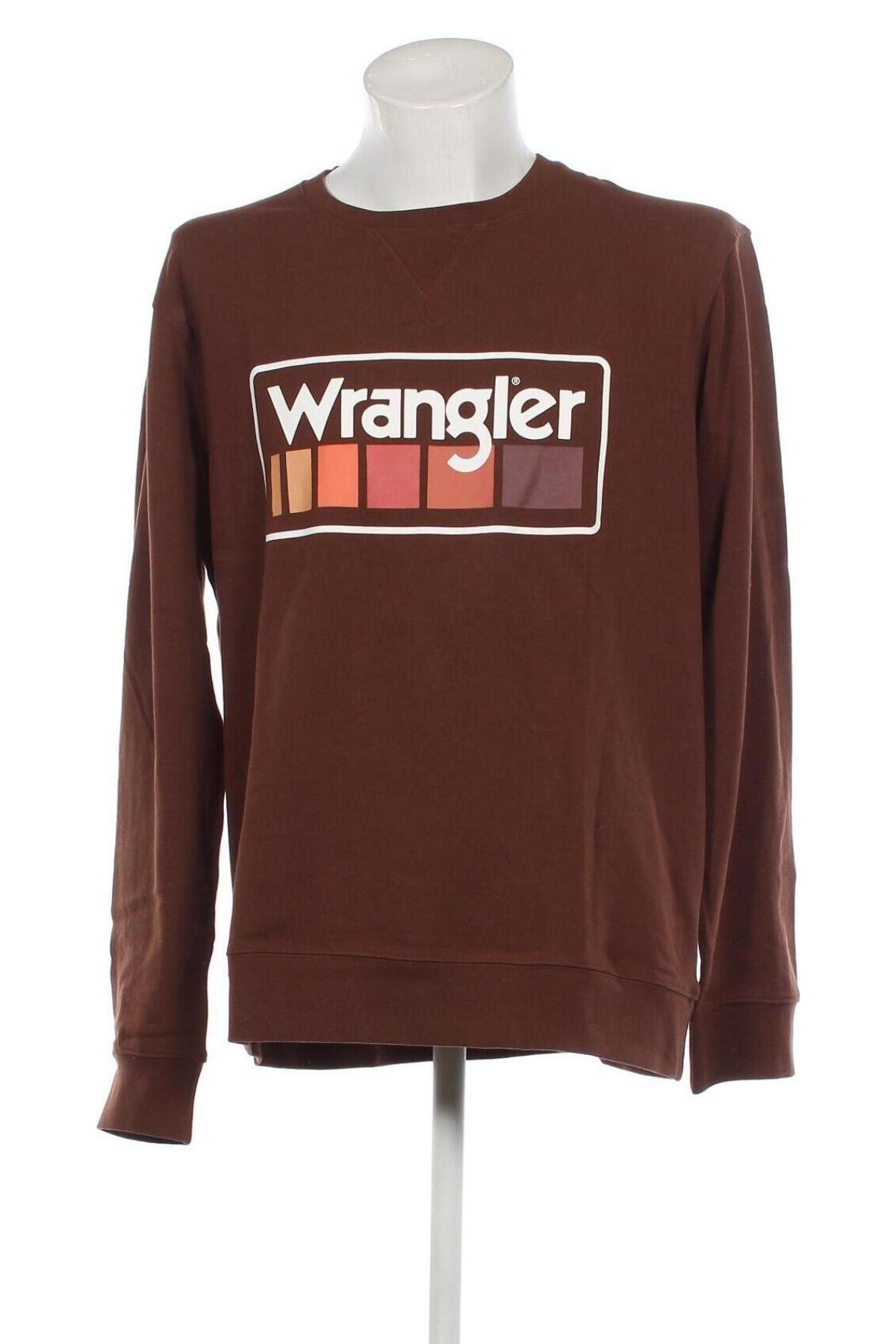 Ανδρική μπλούζα Wrangler, Μέγεθος XL, Χρώμα Καφέ, Τιμή 43,12 €