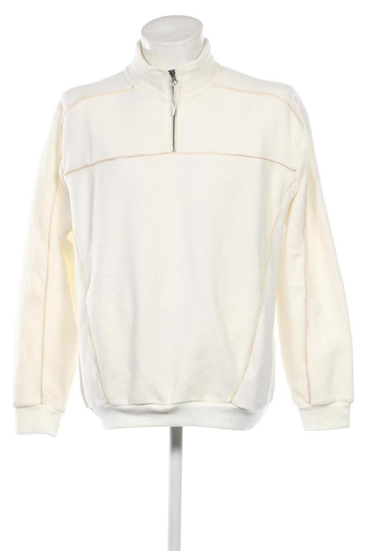 Мъжка поларена блуза Pier One, Размер M, Цвят Екрю, Цена 13,32 лв.
