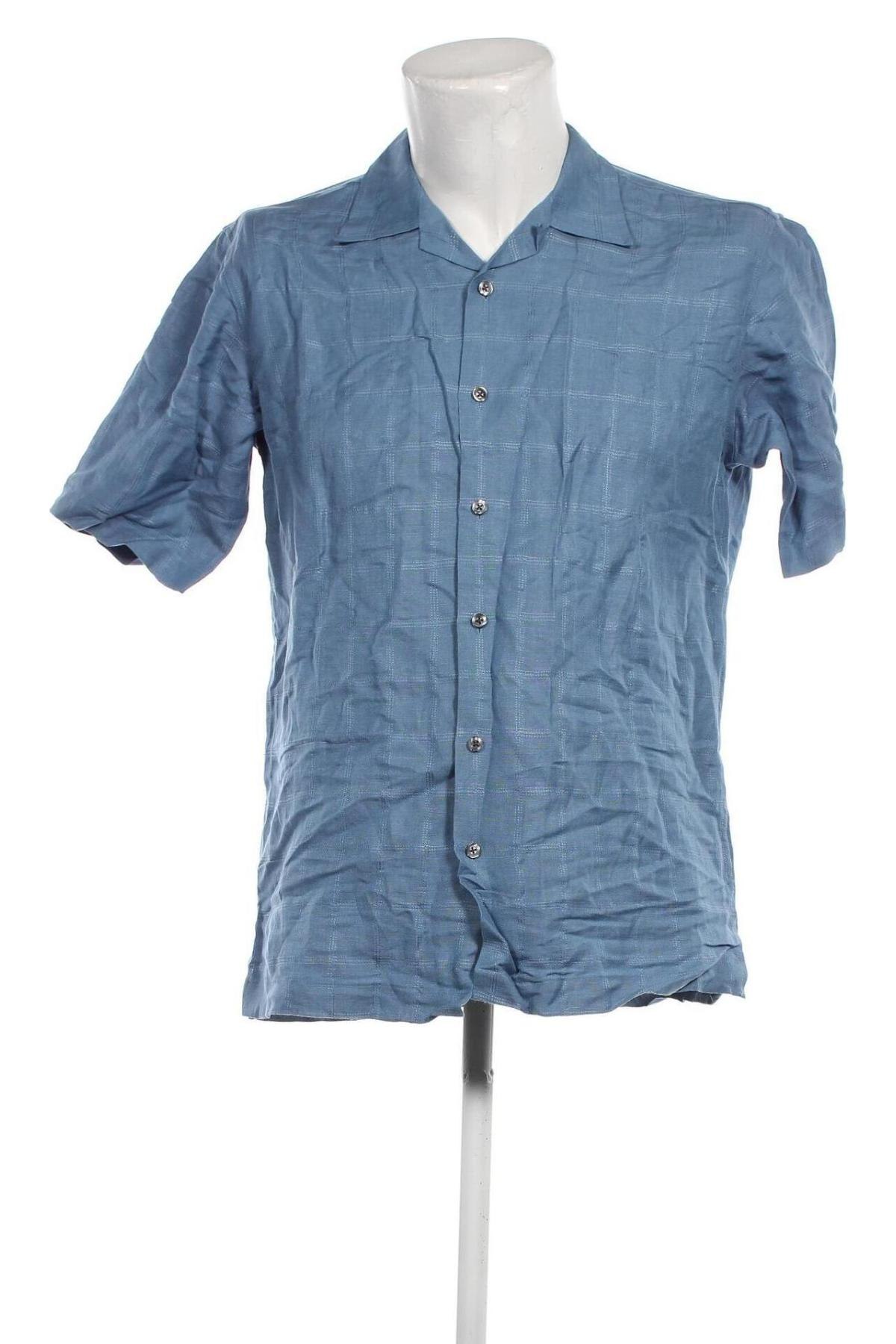 Ανδρικό πουκάμισο Alfani, Μέγεθος L, Χρώμα Μπλέ, Τιμή 6,24 €