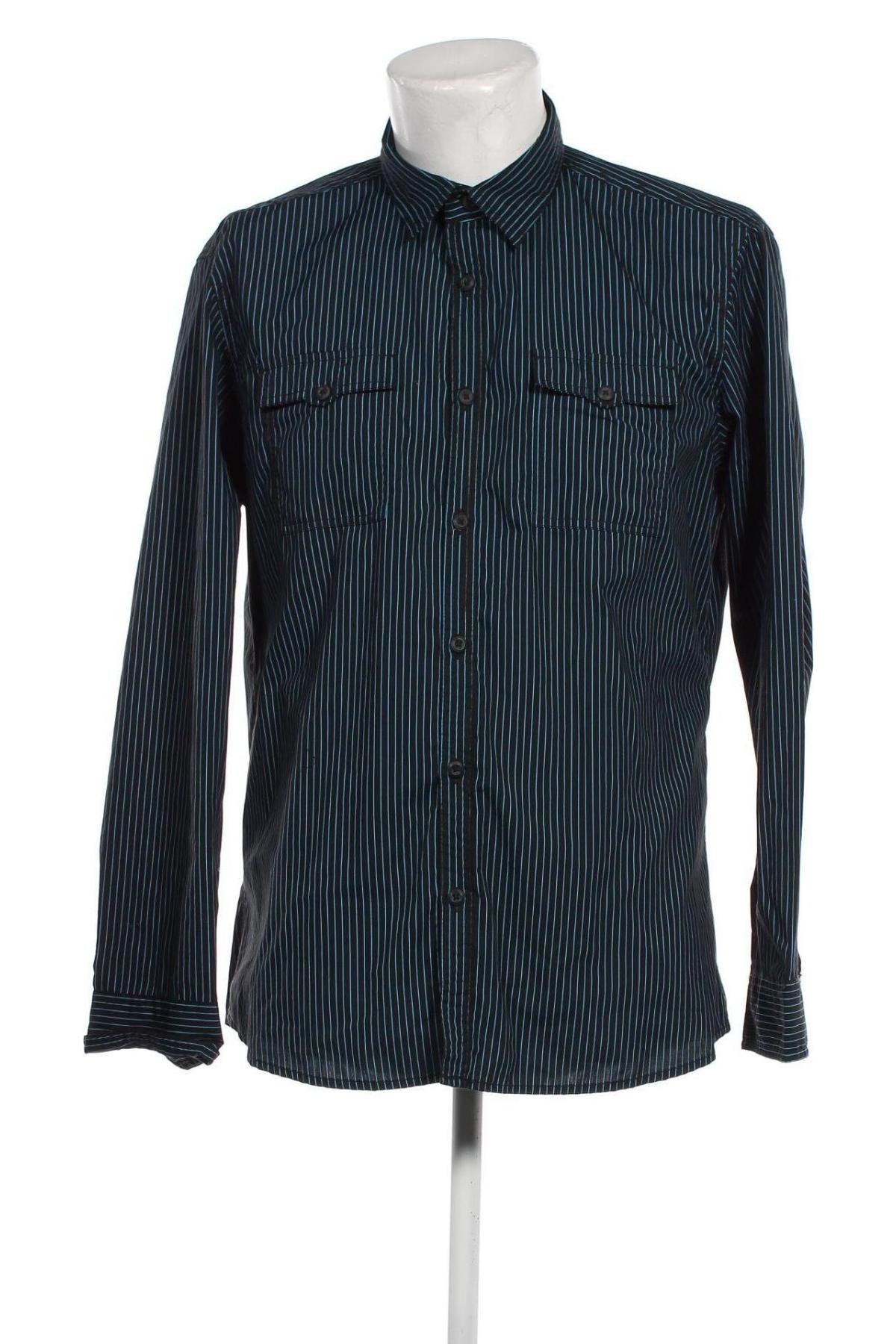 Мъжка риза Angelo Litrico, Размер XL, Цвят Черен, Цена 8,70 лв.