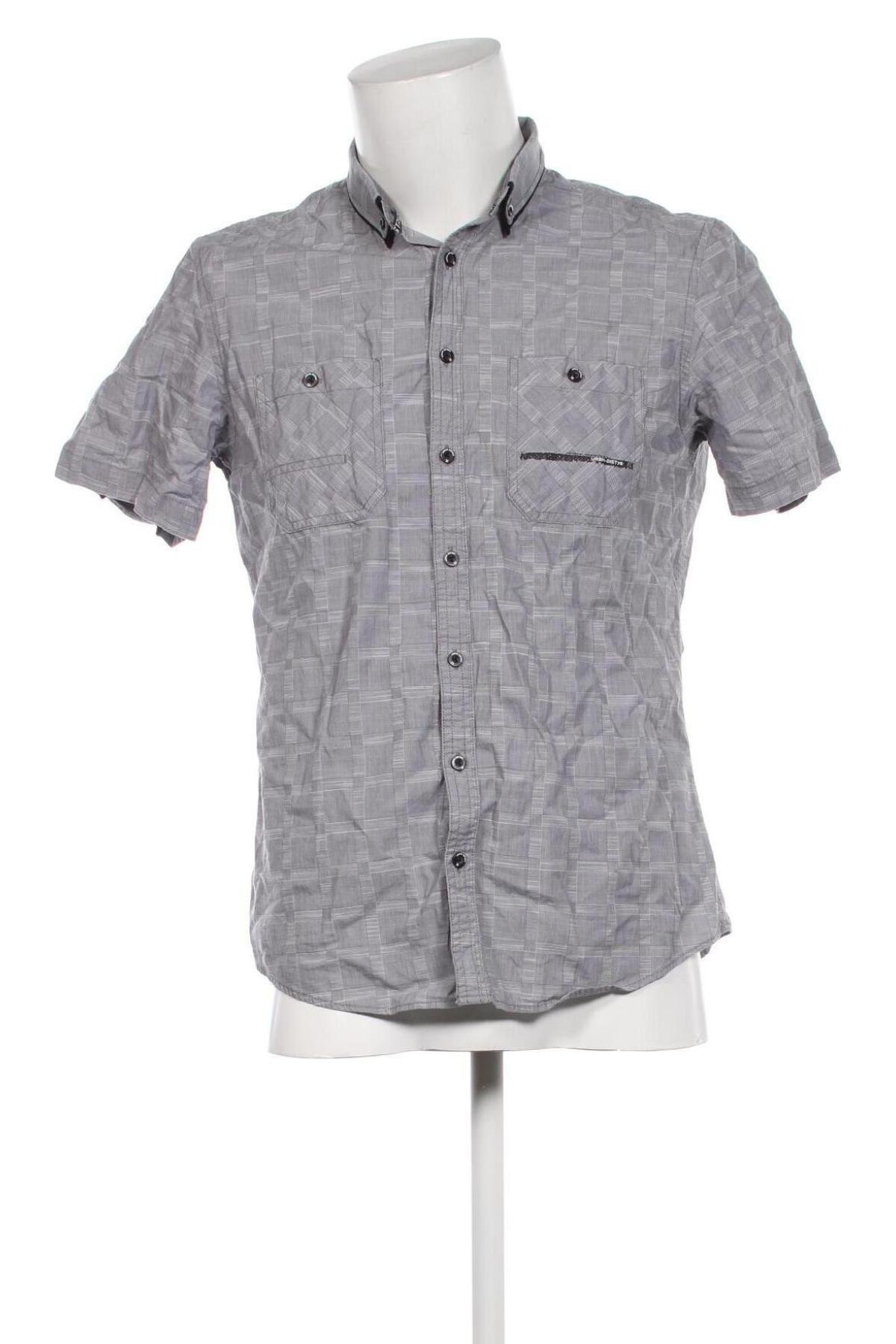Мъжка риза Angelo Litrico, Размер M, Цвят Сив, Цена 11,60 лв.