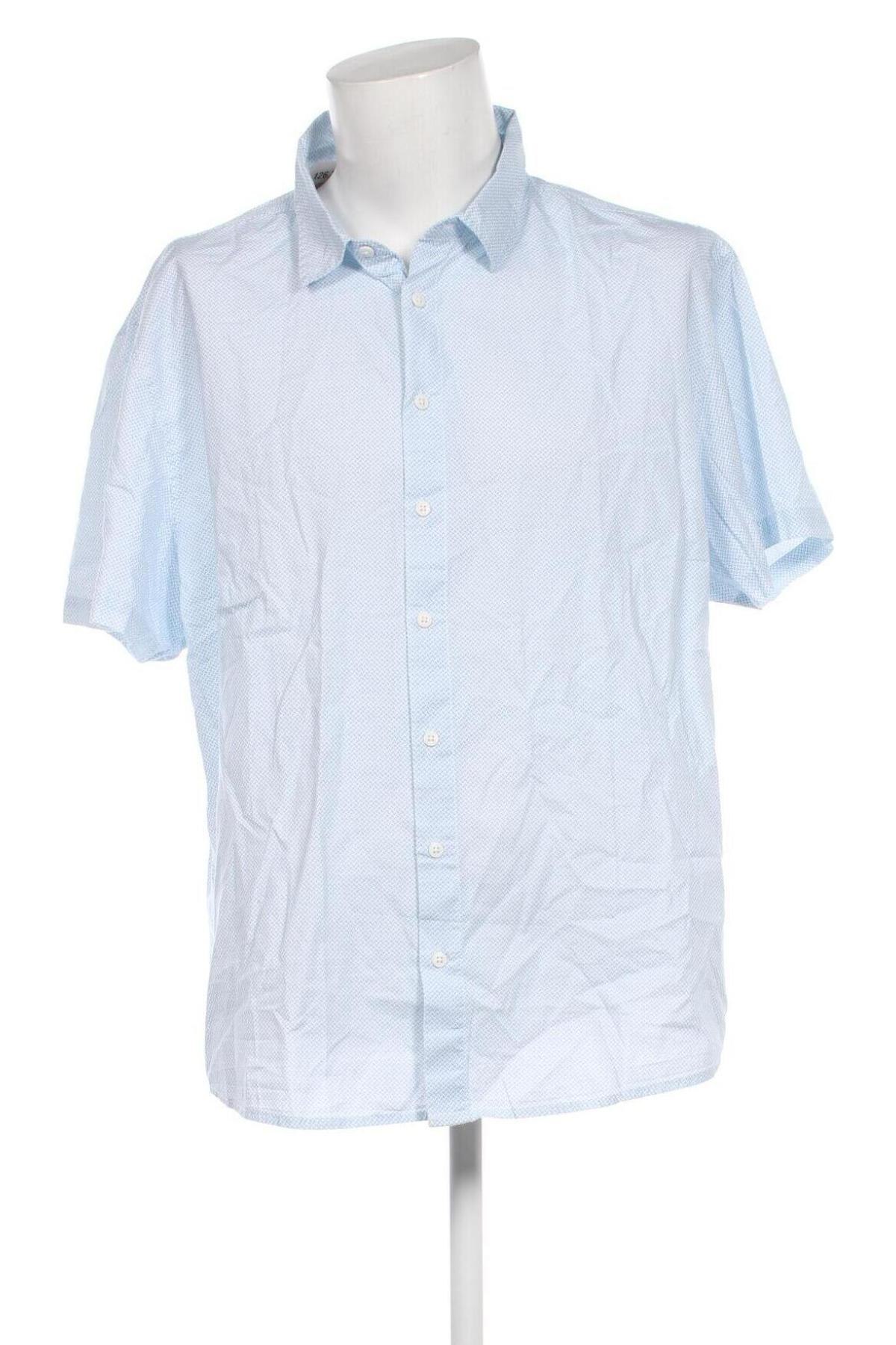 Мъжка риза Angelo Litrico, Размер 3XL, Цвят Син, Цена 21,46 лв.
