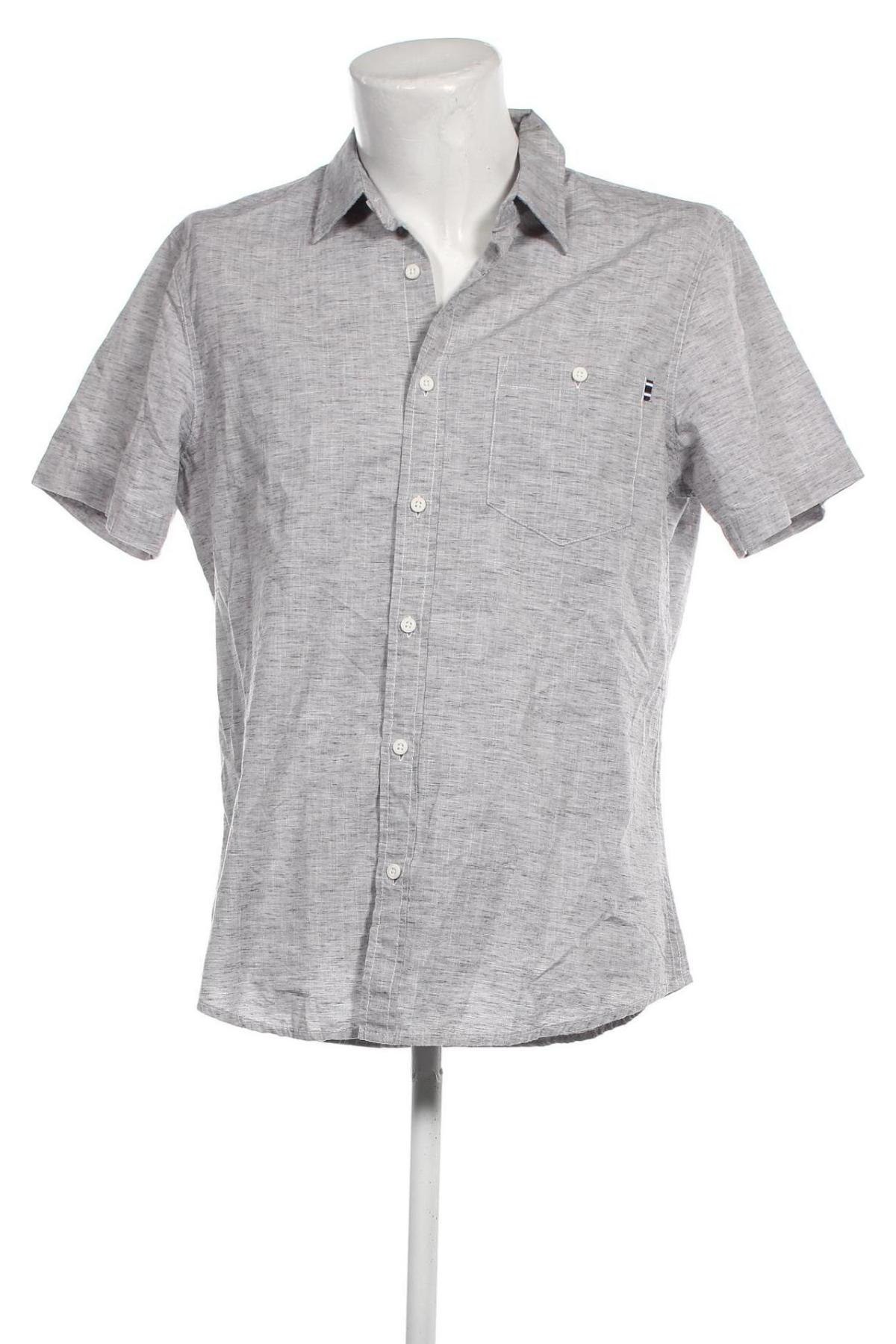 Ανδρικό πουκάμισο Angelo Litrico, Μέγεθος L, Χρώμα Γκρί, Τιμή 17,94 €