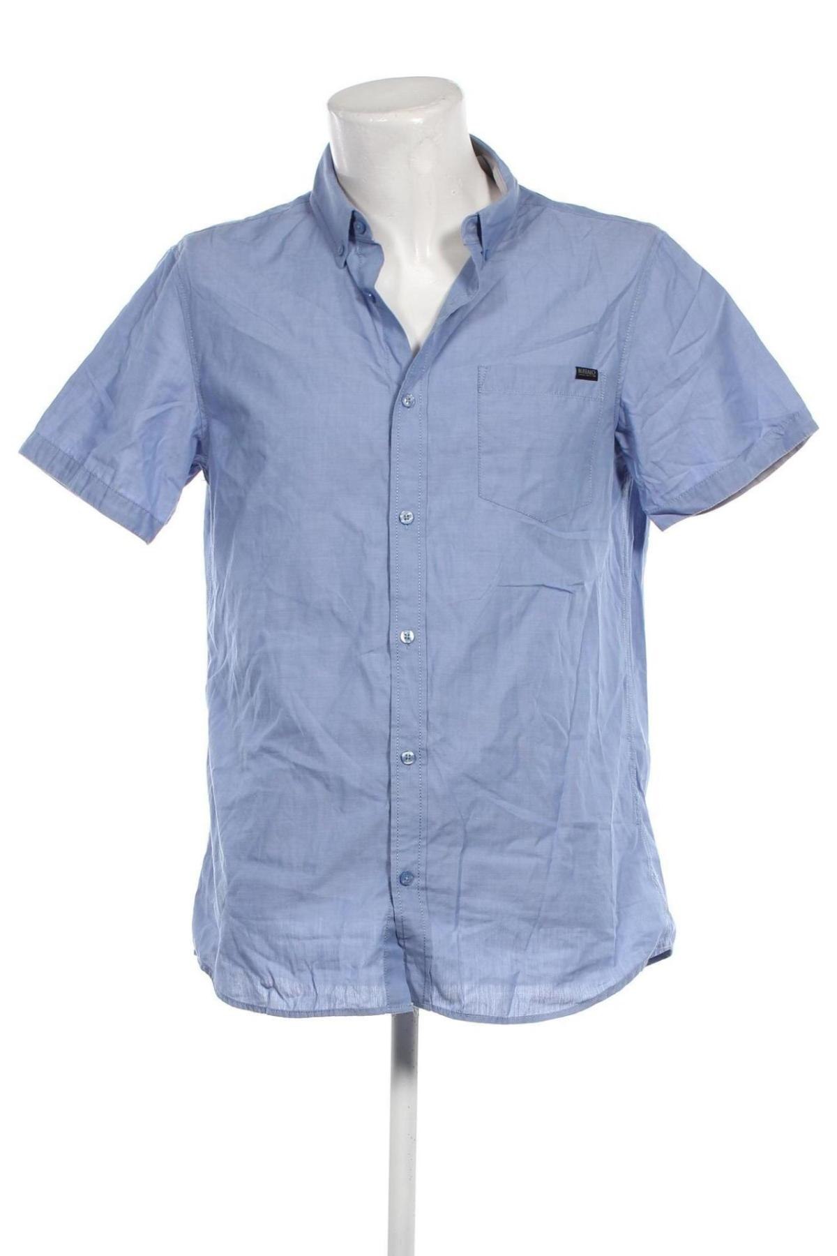 Ανδρικό πουκάμισο Buffalo, Μέγεθος L, Χρώμα Μπλέ, Τιμή 14,85 €