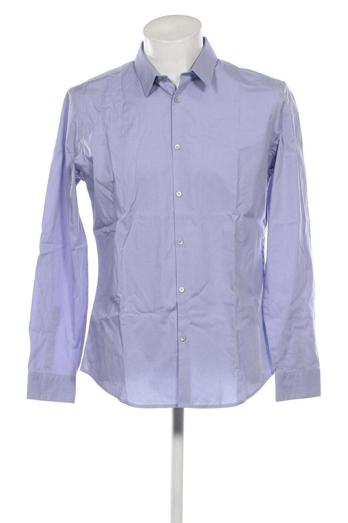 Ανδρικό πουκάμισο Calvin Klein, Μέγεθος L, Χρώμα Μπλέ, Τιμή 22,51 €