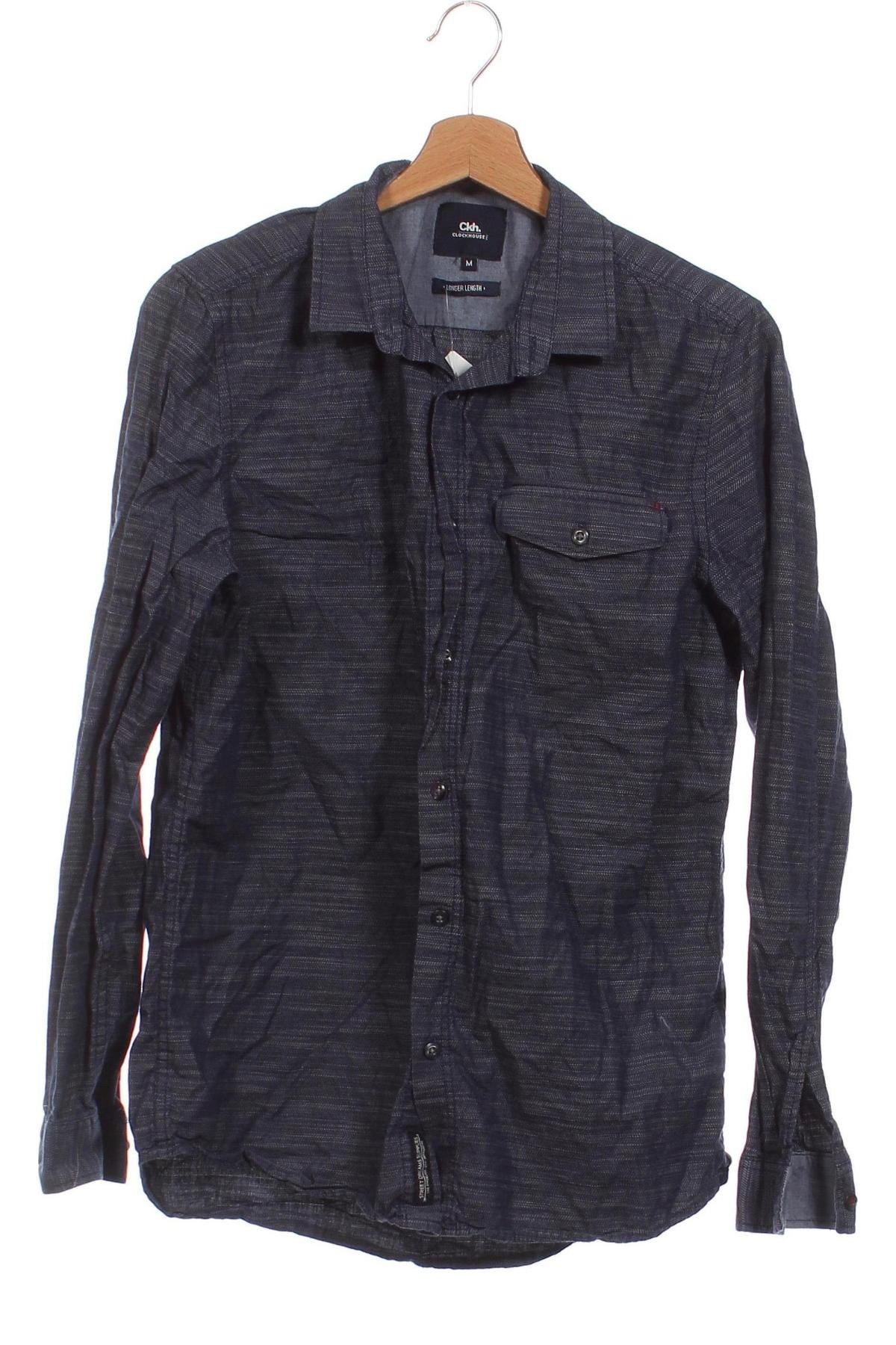 Ανδρικό πουκάμισο Clockhouse, Μέγεθος M, Χρώμα Μπλέ, Τιμή 3,95 €