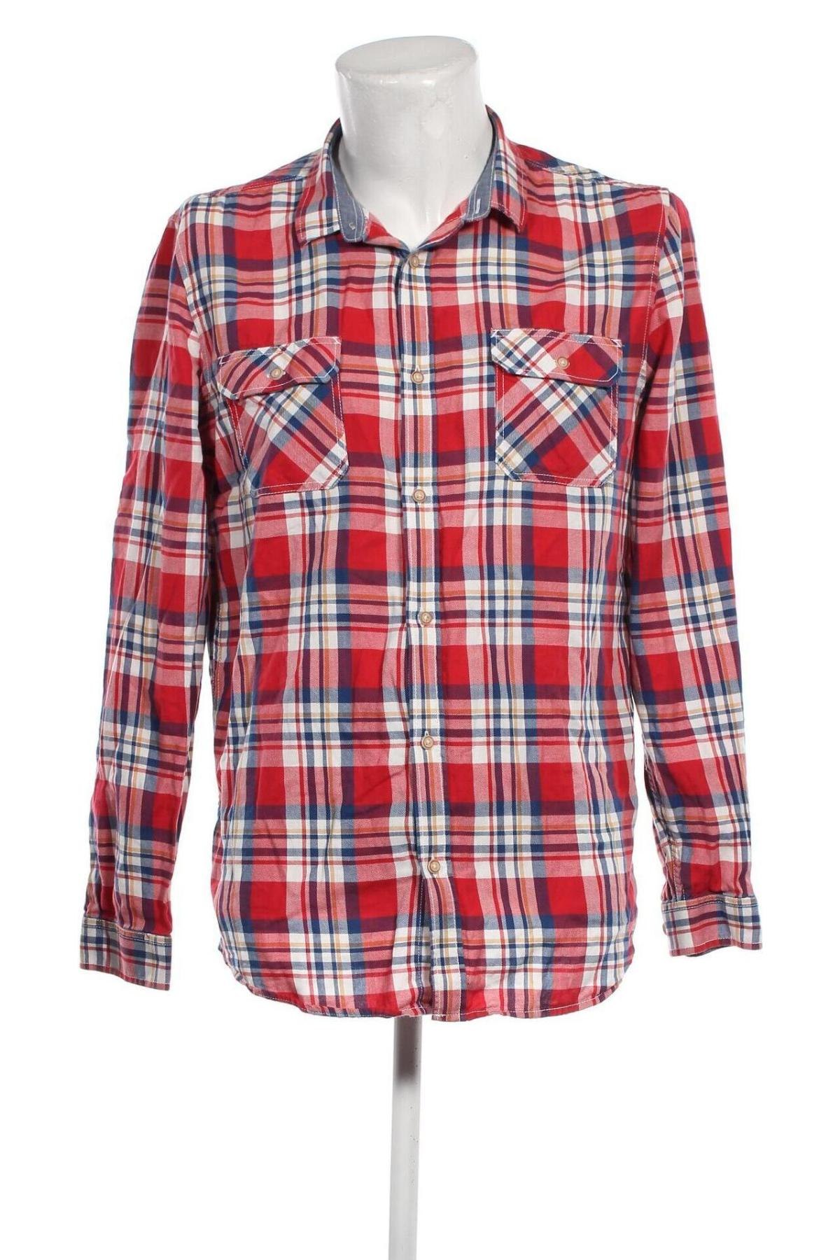 Ανδρικό πουκάμισο Clockhouse, Μέγεθος XXL, Χρώμα Πολύχρωμο, Τιμή 17,94 €