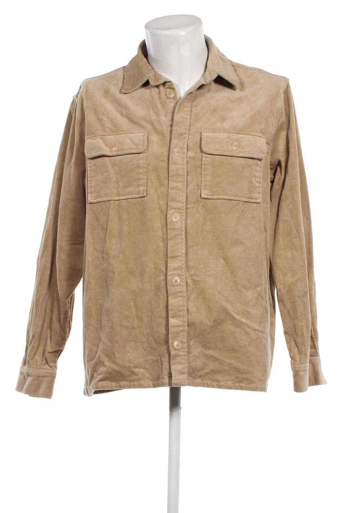 Ανδρικό πουκάμισο Dan Fox X About You, Μέγεθος XL, Χρώμα  Μπέζ, Τιμή 15,22 €