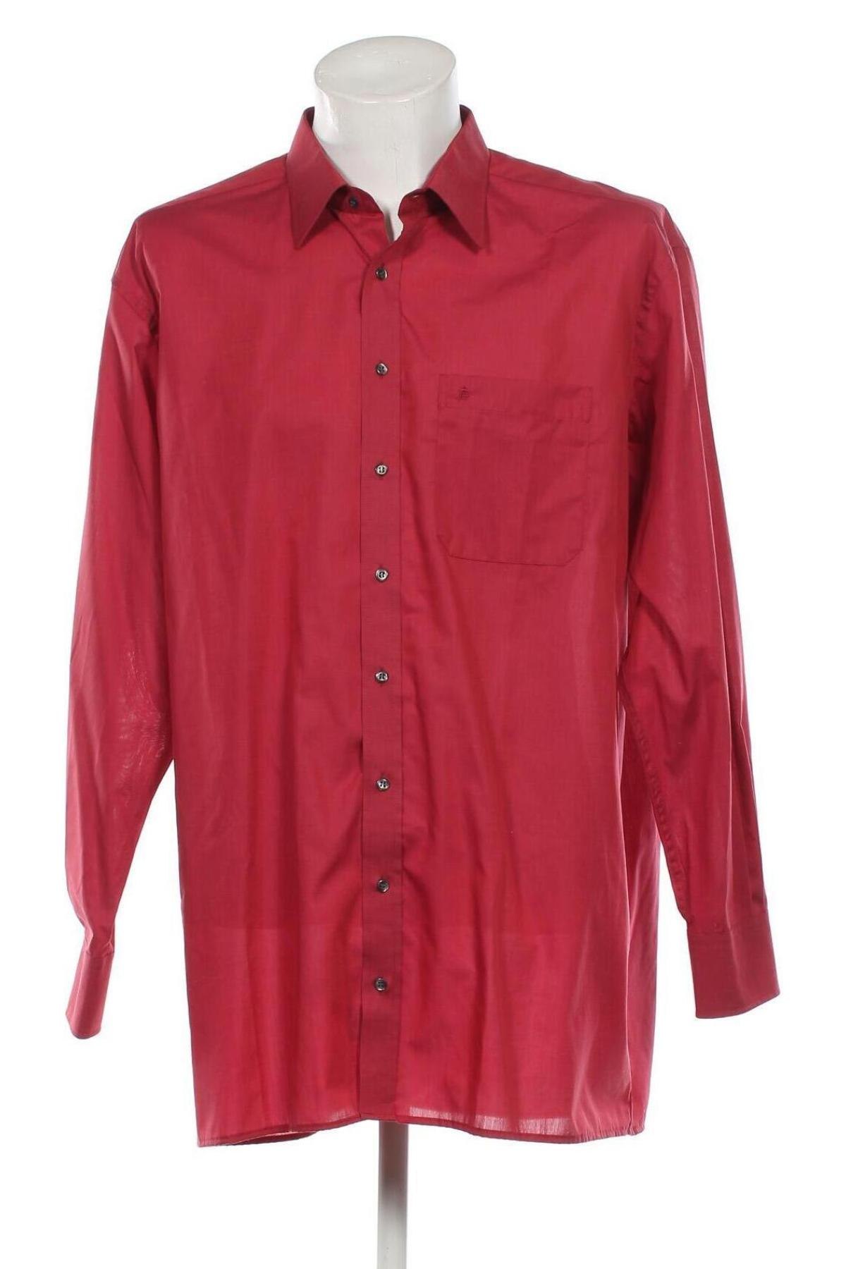 Ανδρικό πουκάμισο Eterna, Μέγεθος XXL, Χρώμα Κόκκινο, Τιμή 6,80 €