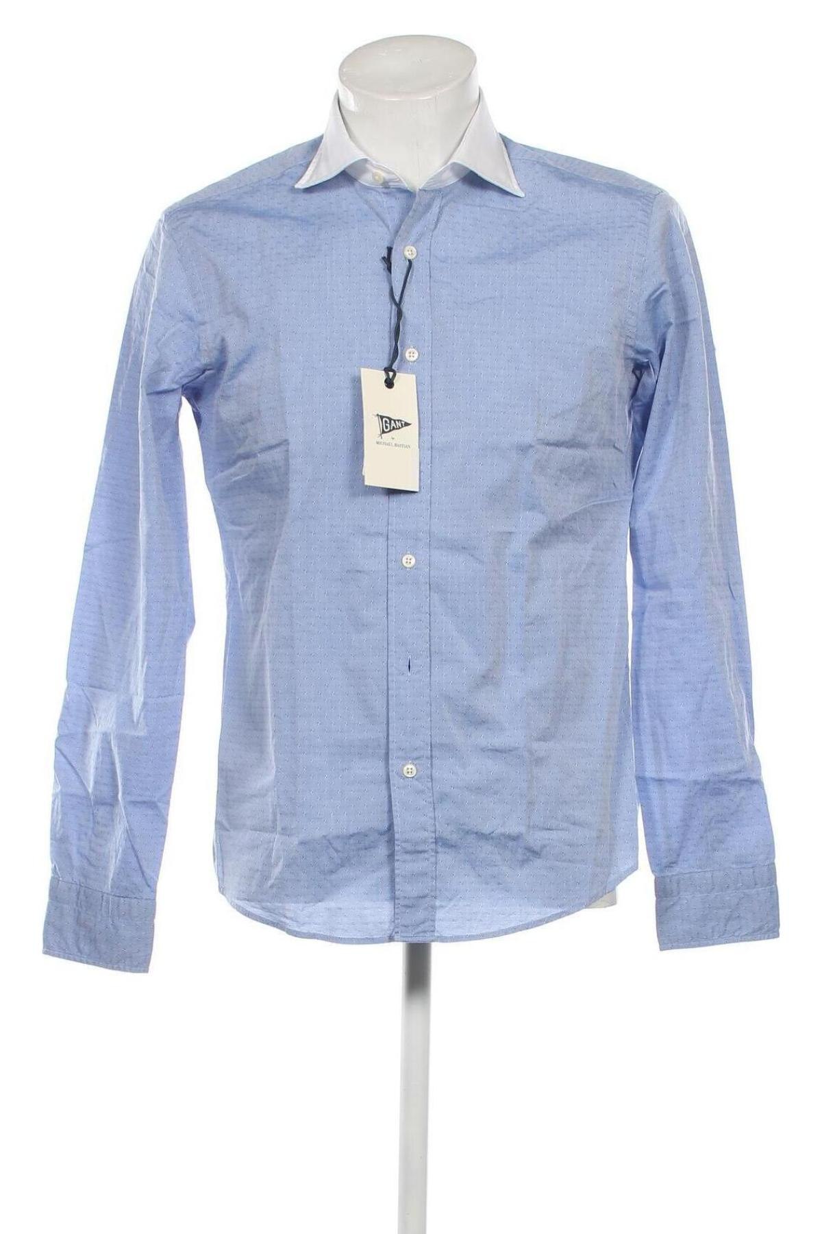 Herrenhemd Gant, Größe M, Farbe Blau, Preis 40,21 €