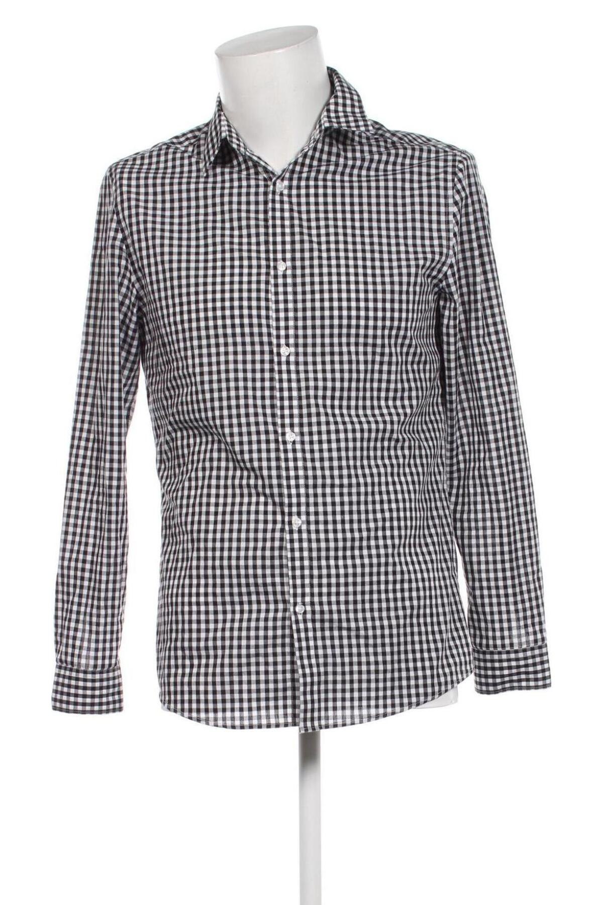 Мъжка риза H&M, Размер M, Цвят Многоцветен, Цена 10,44 лв.