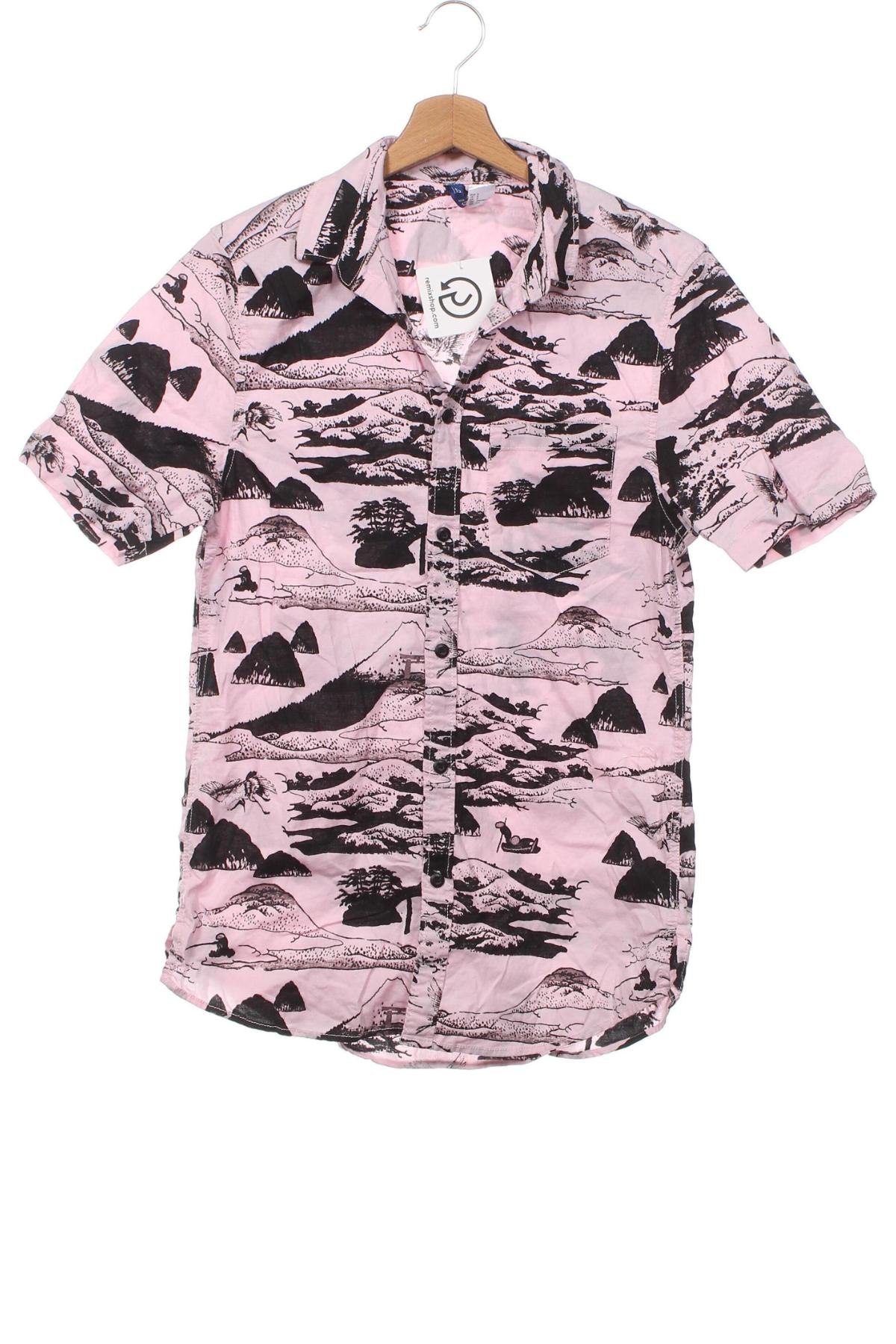 Мъжка риза H&M Divided, Размер S, Цвят Многоцветен, Цена 13,92 лв.