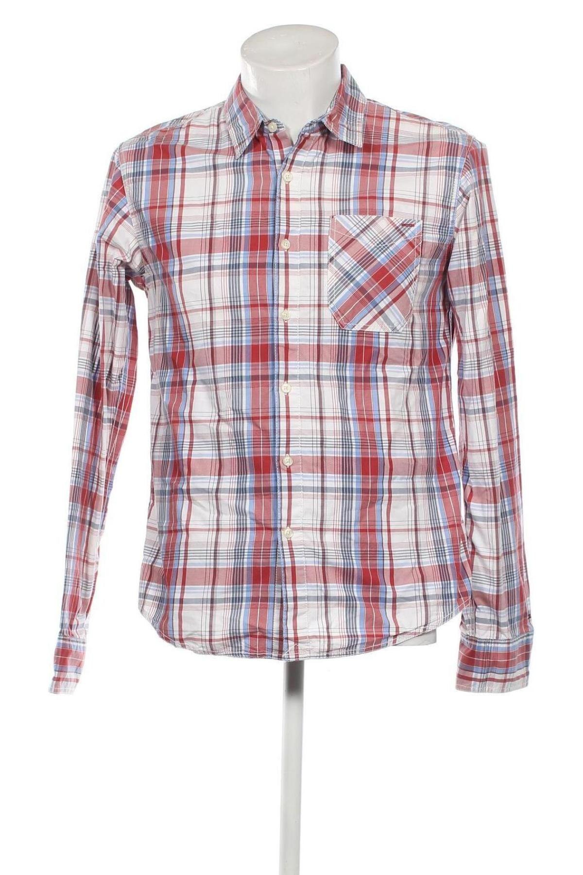 Мъжка риза Hilfiger Denim, Размер M, Цвят Многоцветен, Цена 33,48 лв.