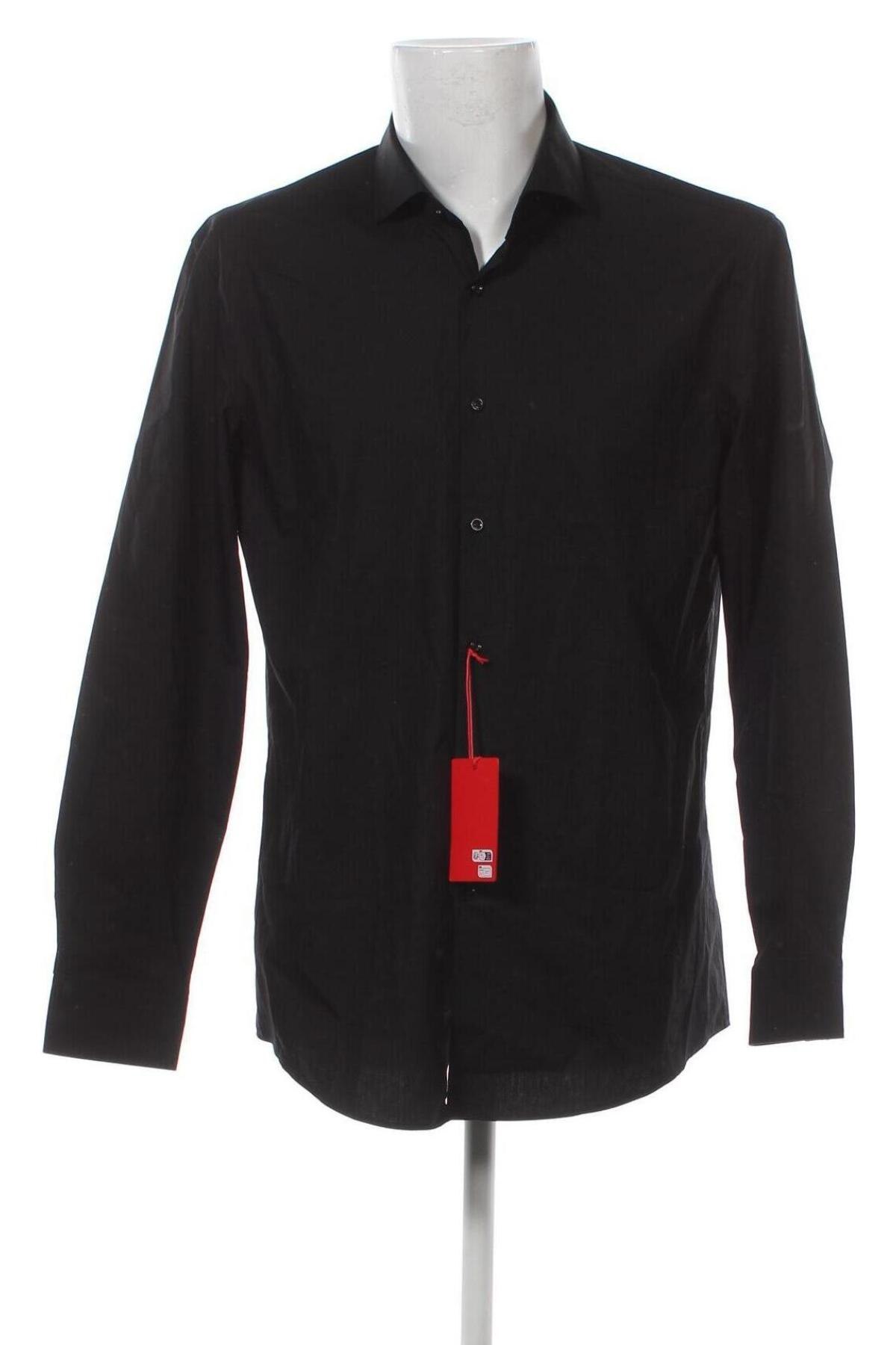 Мъжка риза Hugo Boss, Размер XL, Цвят Черен, Цена 127,36 лв.