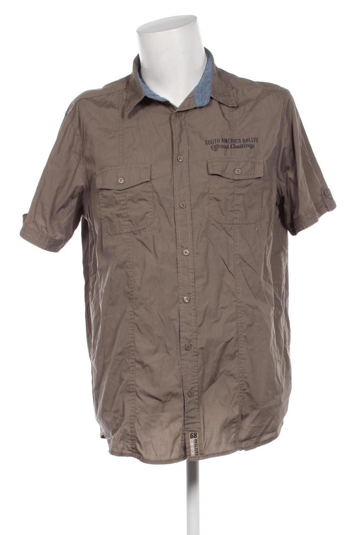 Ανδρικό πουκάμισο Identic, Μέγεθος XL, Χρώμα Γκρί, Τιμή 7,71 €