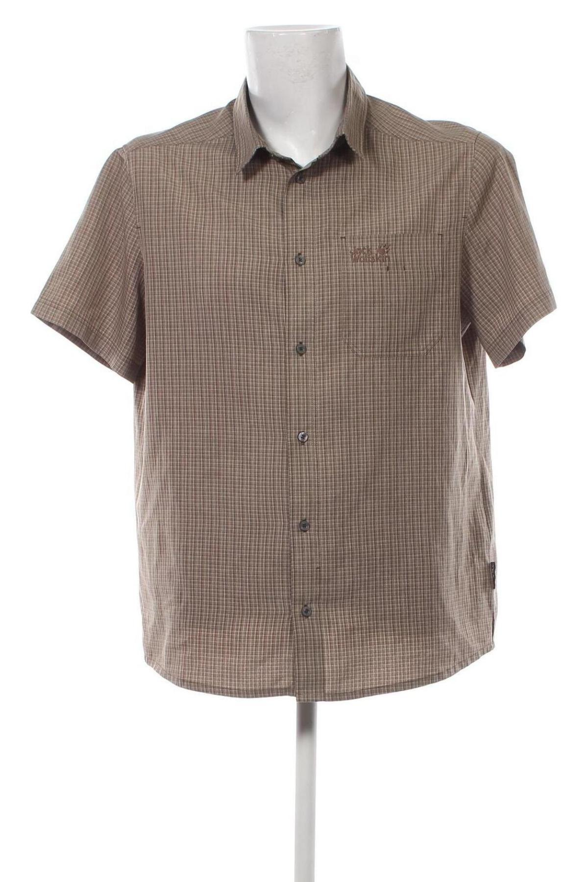 Мъжка риза Jack Wolfskin, Размер L, Цвят Многоцветен, Цена 34,00 лв.