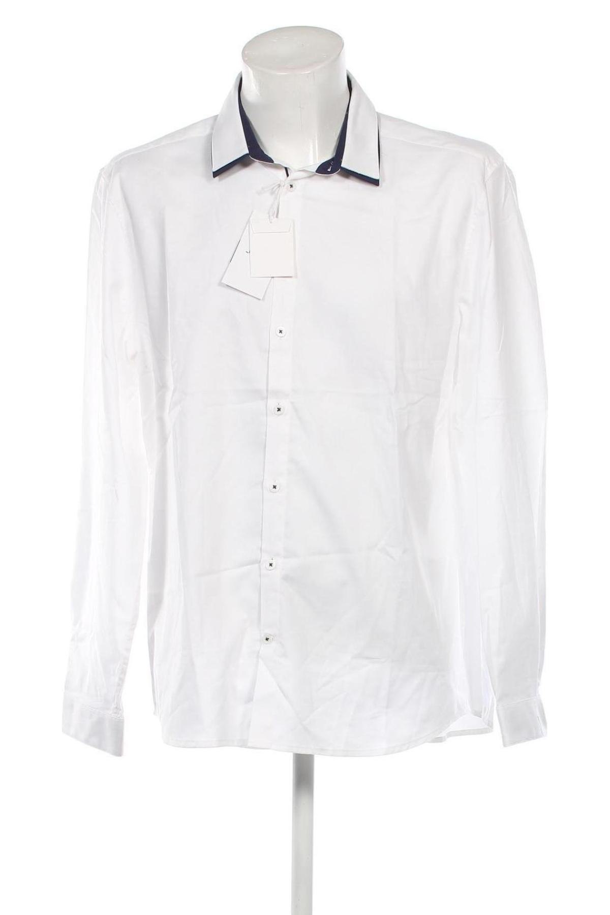 Мъжка риза Jules, Размер XXL, Цвят Бял, Цена 34,04 лв.