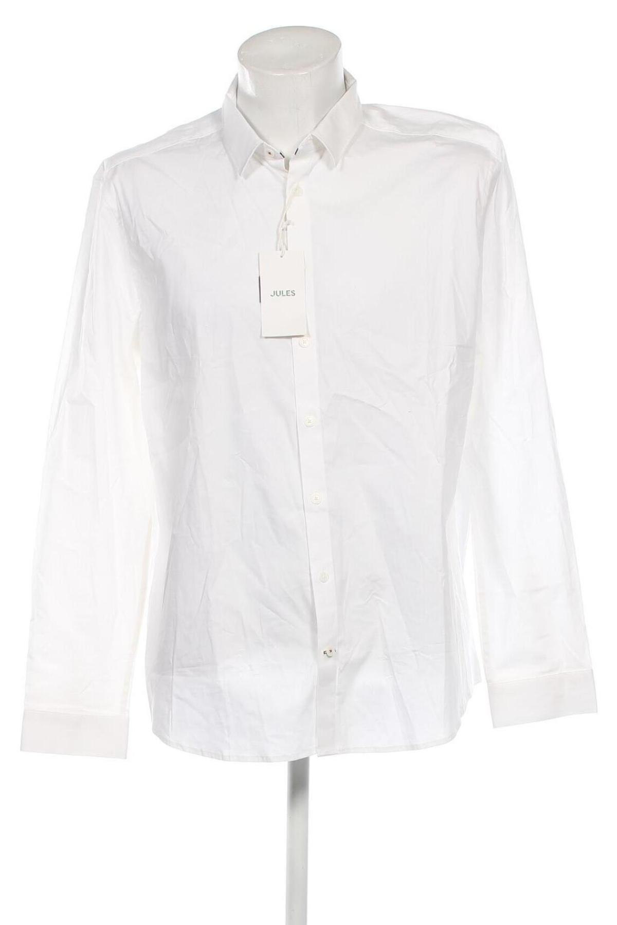 Herrenhemd Jules, Größe XXL, Farbe Weiß, Preis € 15,89