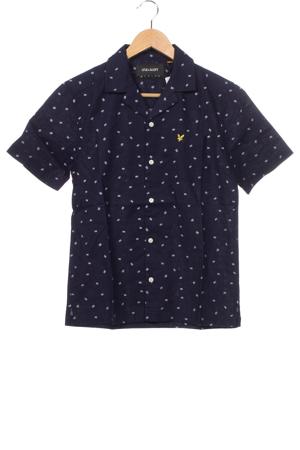 Ανδρικό πουκάμισο Lyle & Scott, Μέγεθος XS, Χρώμα Μπλέ, Τιμή 21,03 €