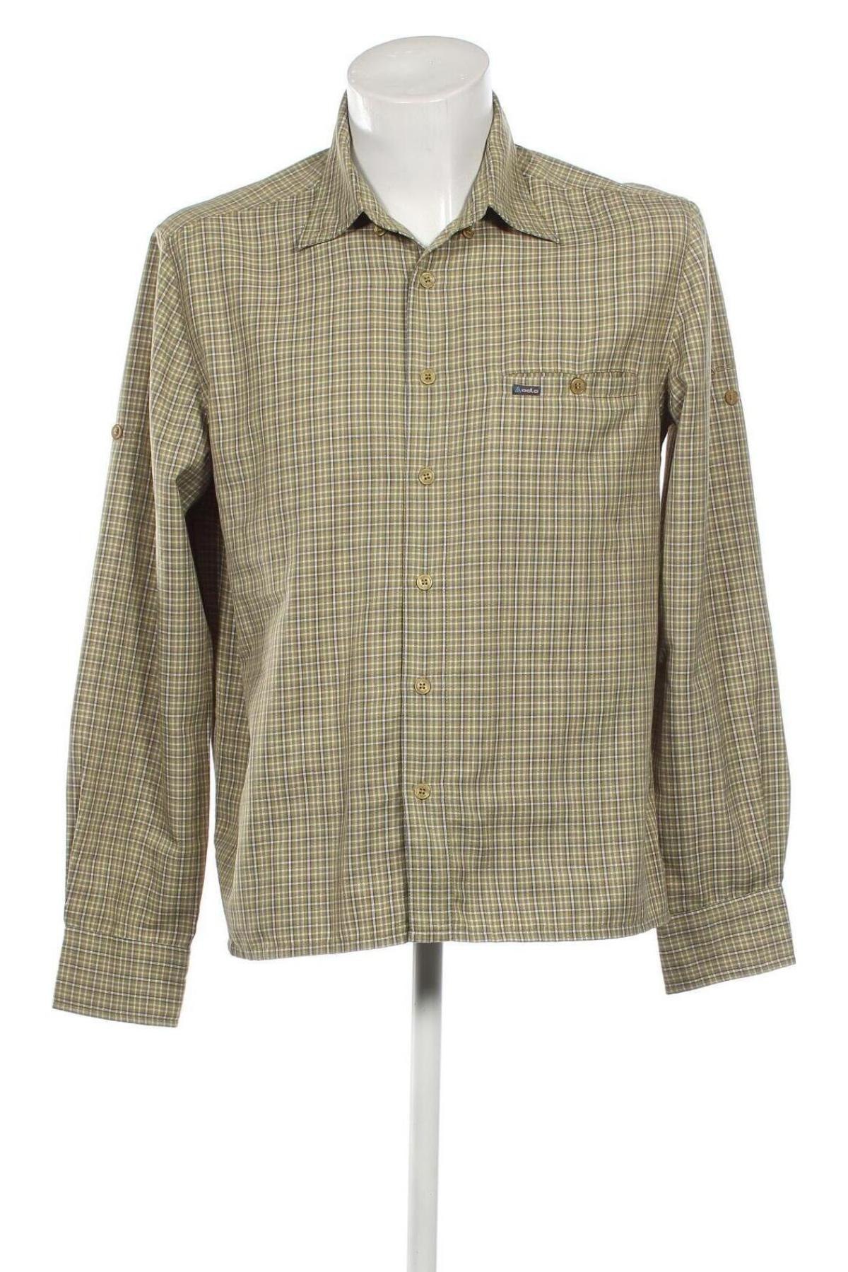 Мъжка риза Odlo, Размер M, Цвят Зелен, Цена 24,00 лв.