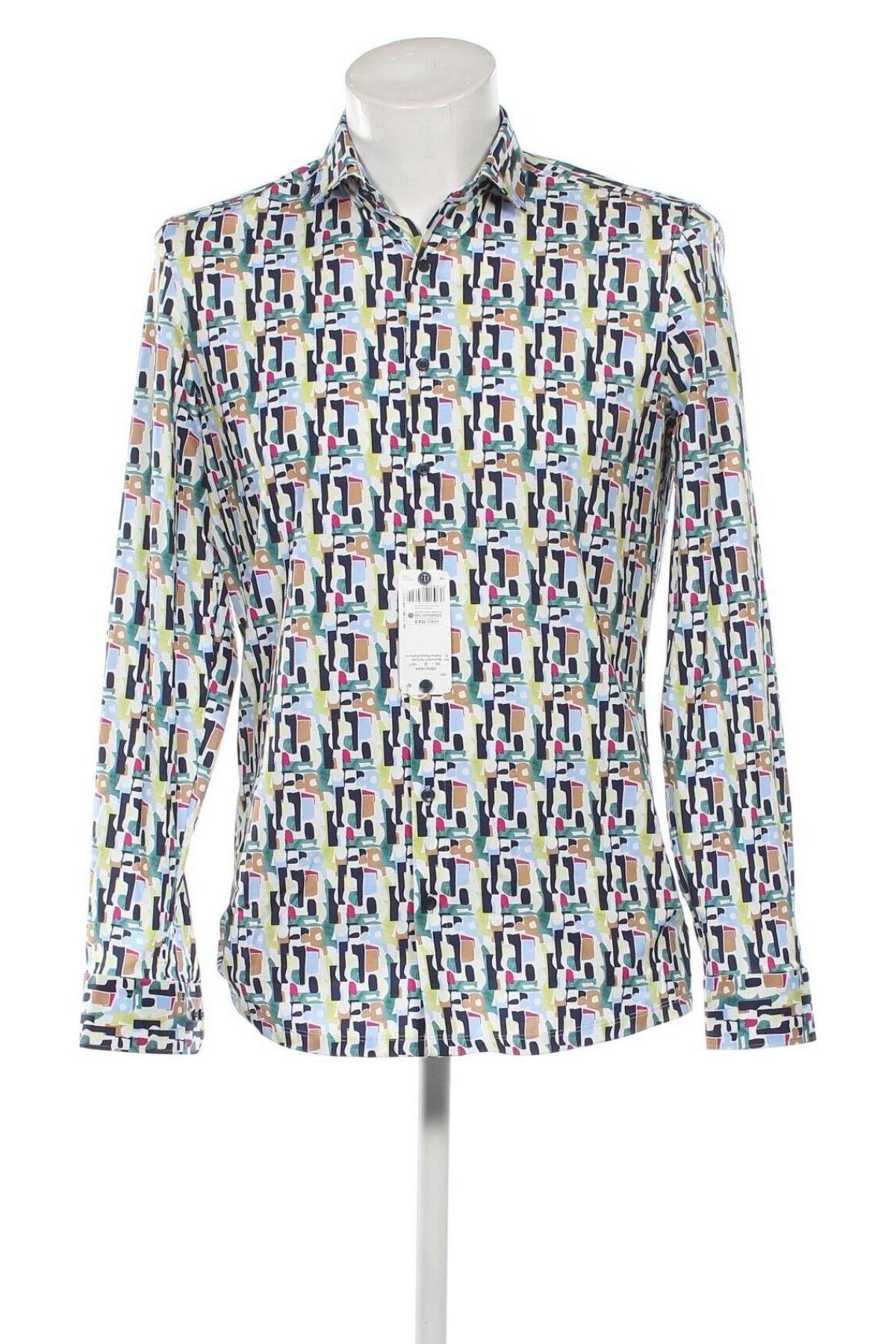 Ανδρικό πουκάμισο Olymp, Μέγεθος M, Χρώμα Πολύχρωμο, Τιμή 20,51 €