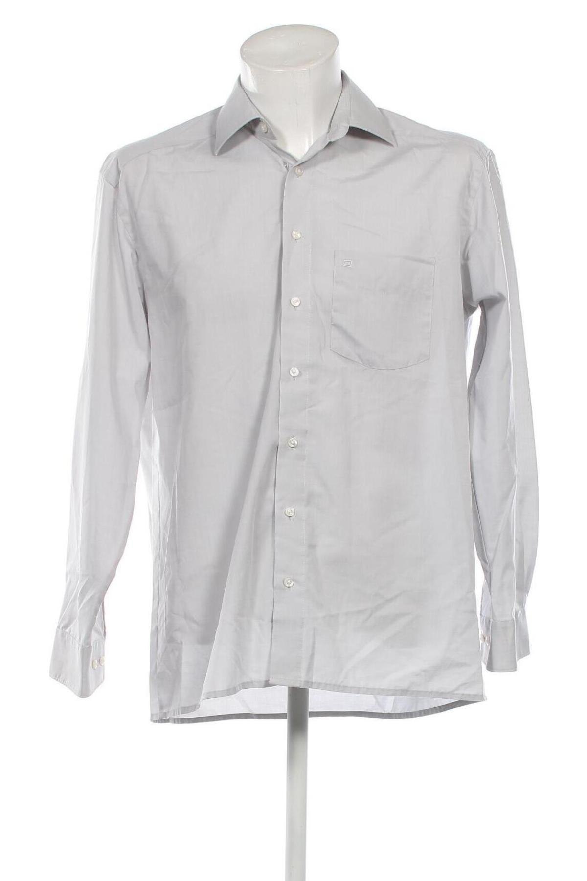 Herrenhemd Olymp, Größe L, Farbe Grau, Preis 16,15 €